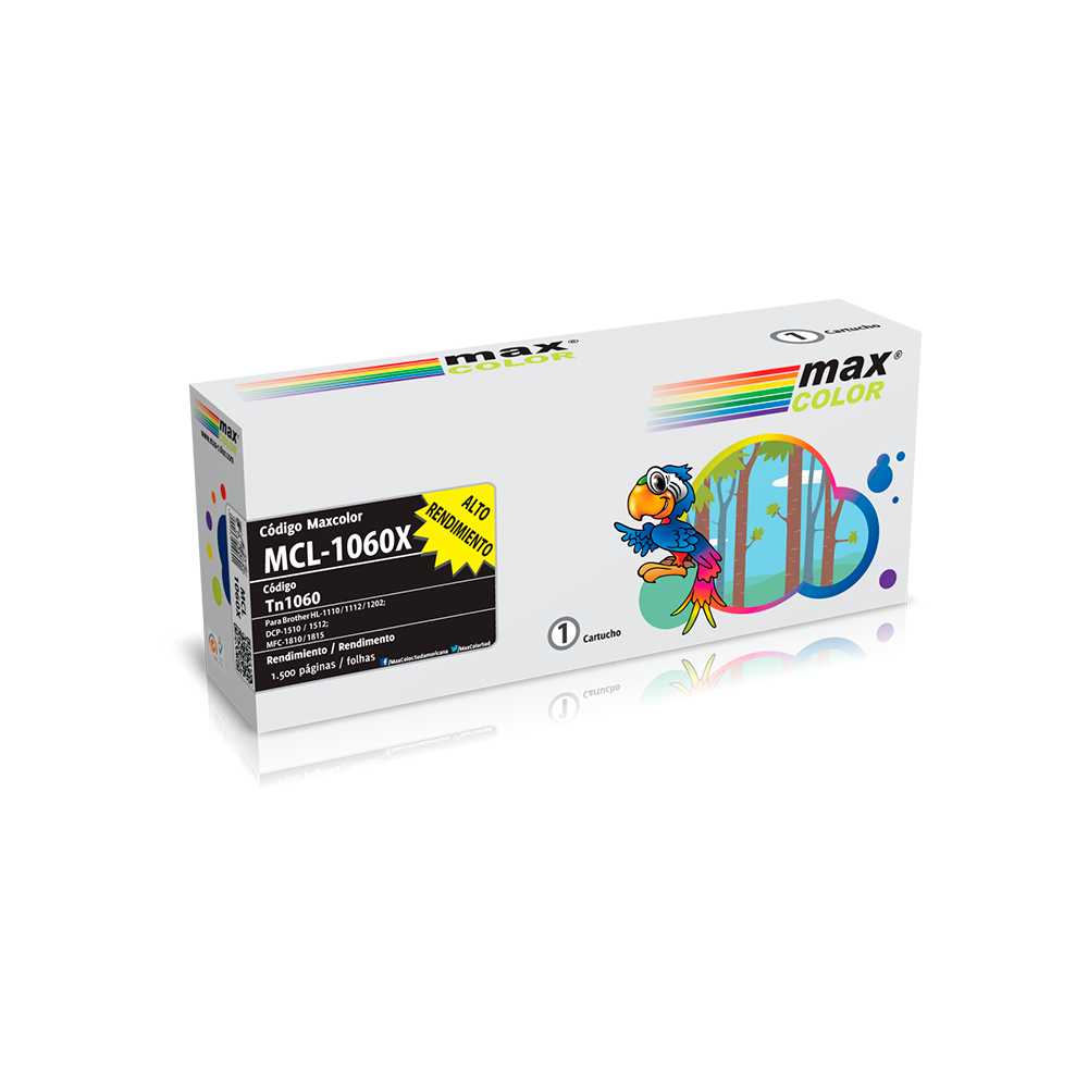 Toner TN1060 Para Brother HL110/1112 DC1512 MFC1810 1500 PAG-0