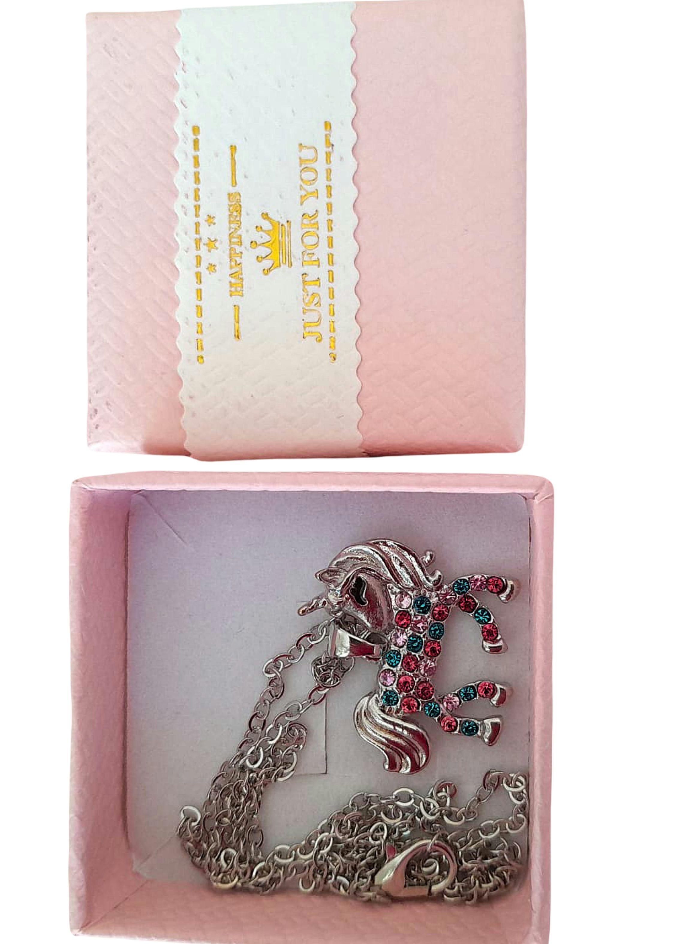 HERMOSO COLLAR DE UNICORNIO BRILLANTE -2