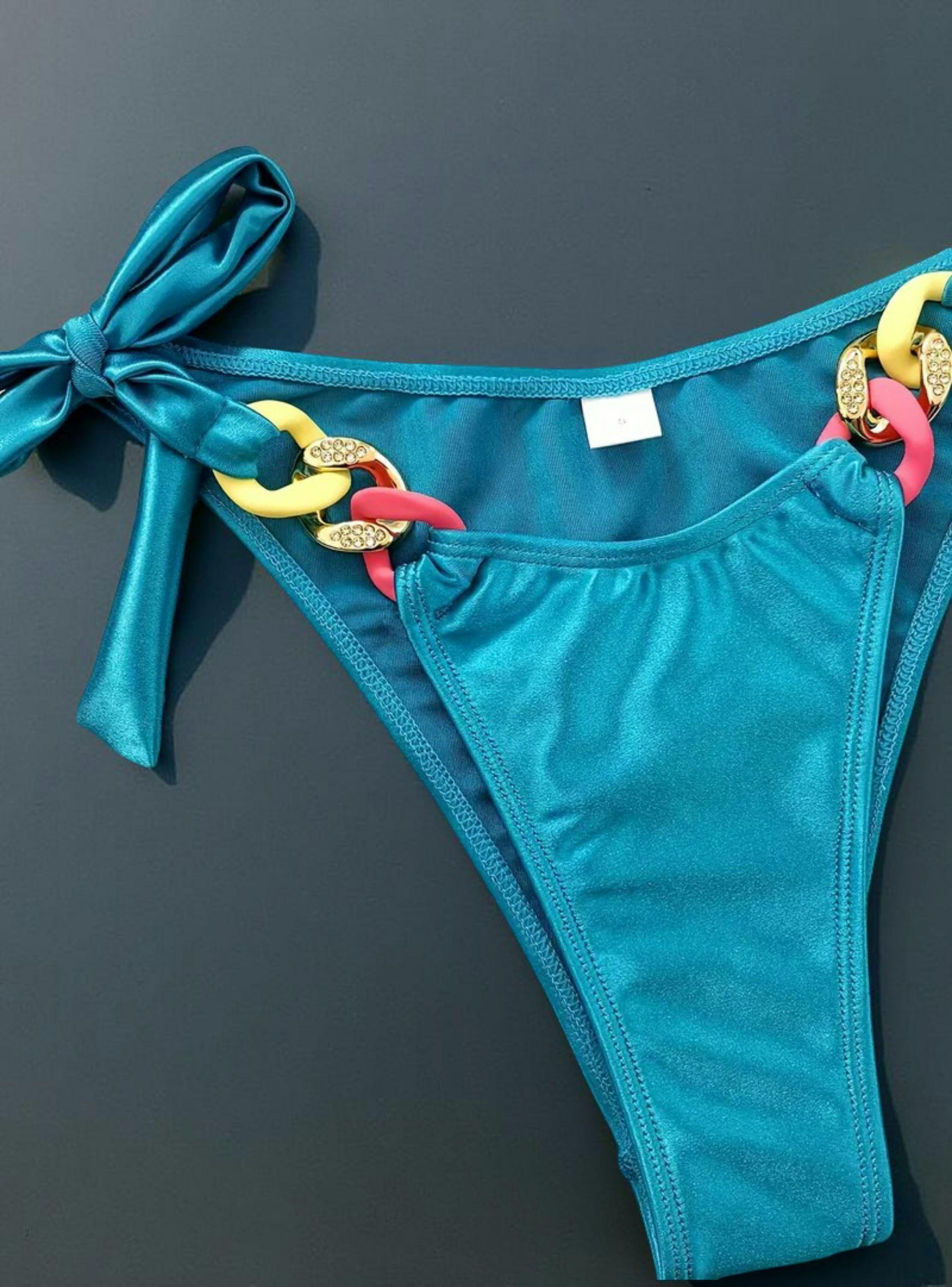 HERMOSO Y EXCLUSIVO BIKINI YALIS CALIPSO METALIZADO -3