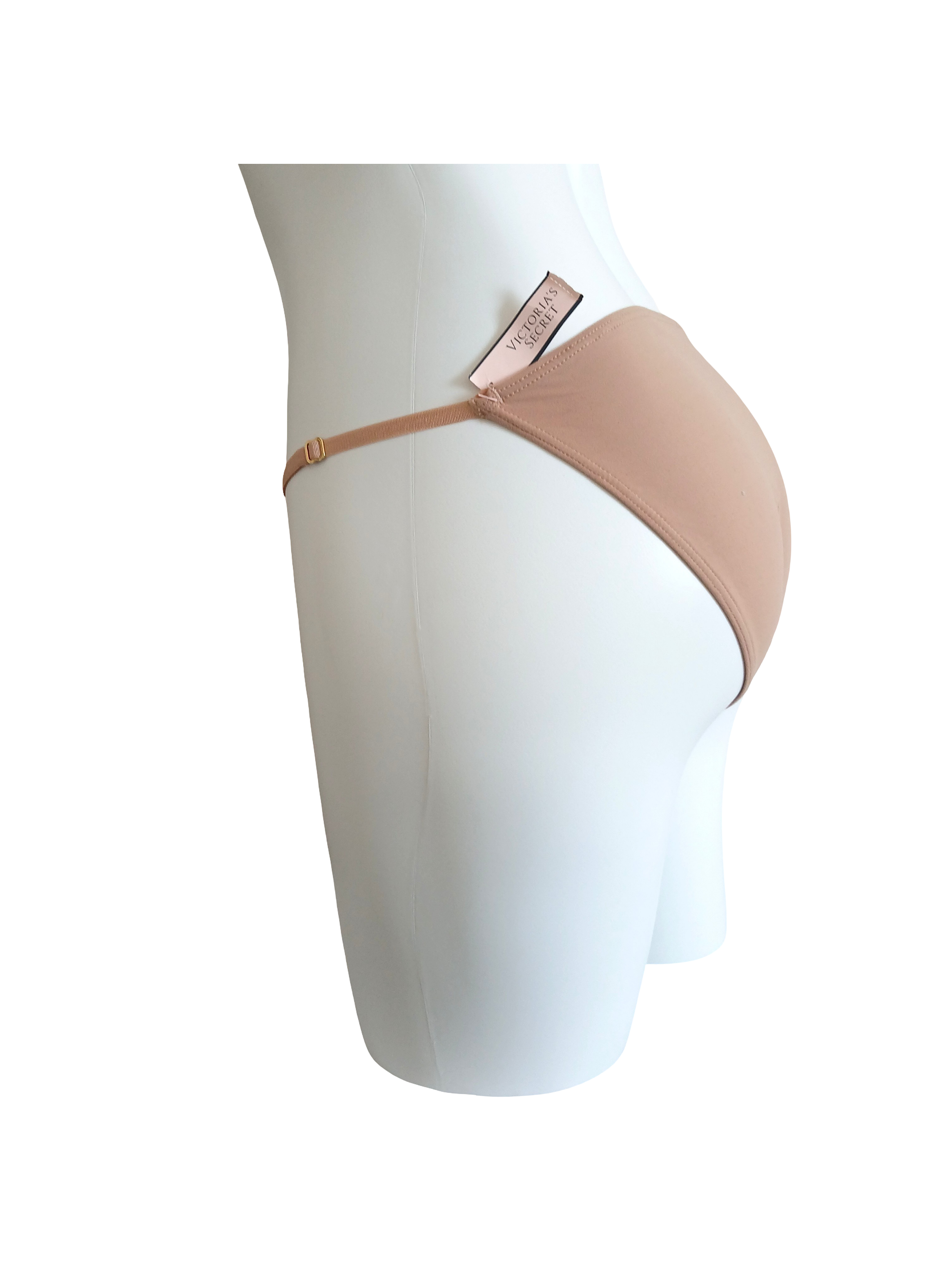Exclusivo bikini beige cásico de Victoria's Secret -2