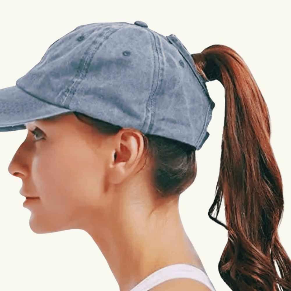Gorro Jockey Verano Mujer con abertura para cola-0