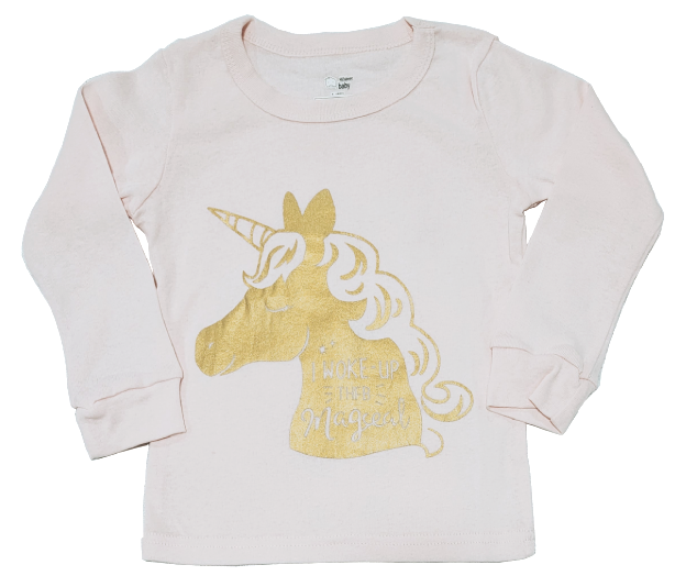 Pijama algodón niña unicornio PJ003-1