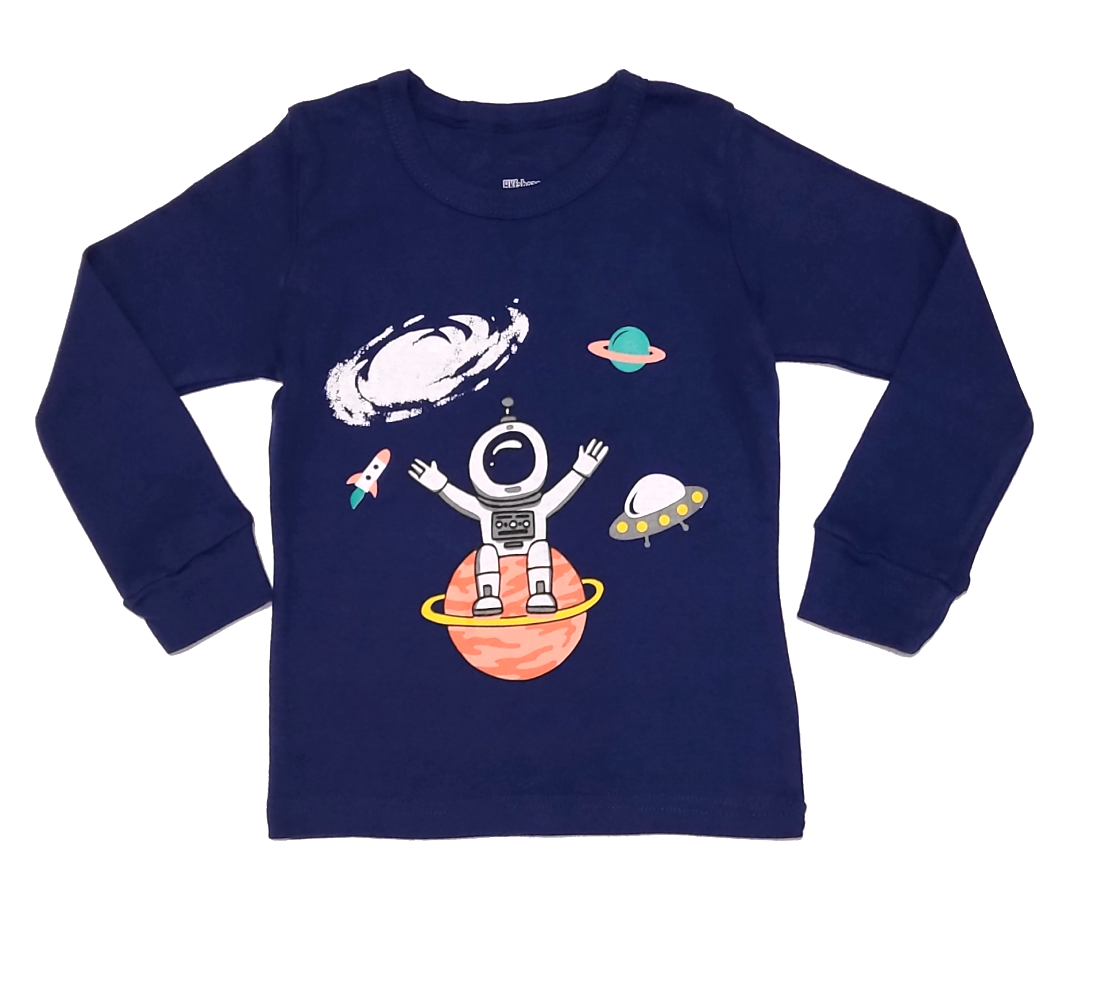 Pijama algodón niño avión-1