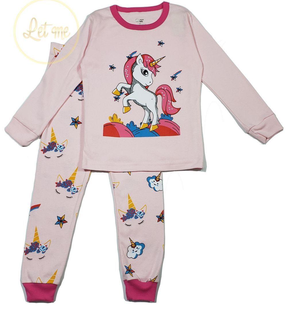 Pijama algodón niña unicornio-0