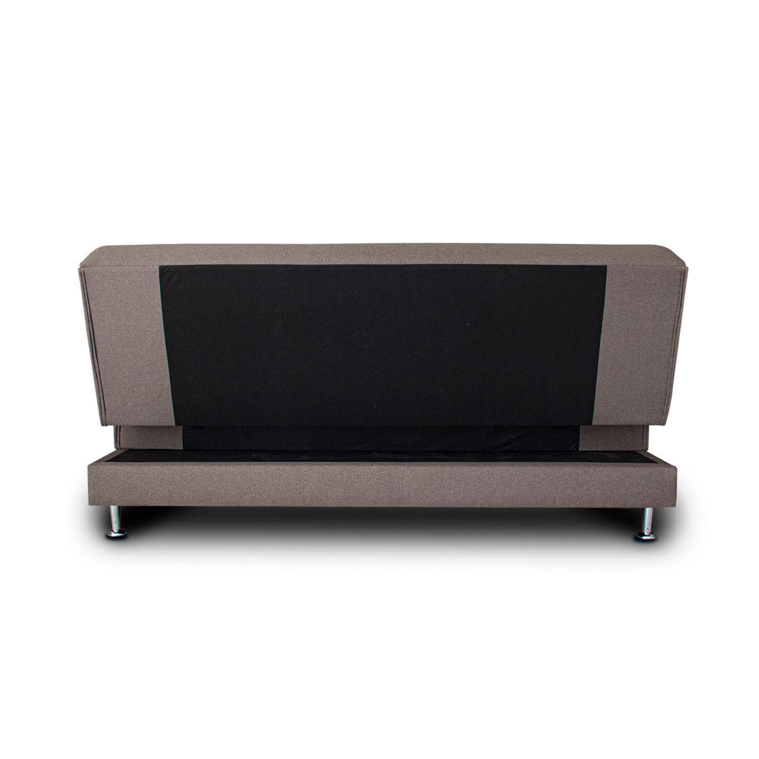 Futón Lino Gris Sleepwell-3