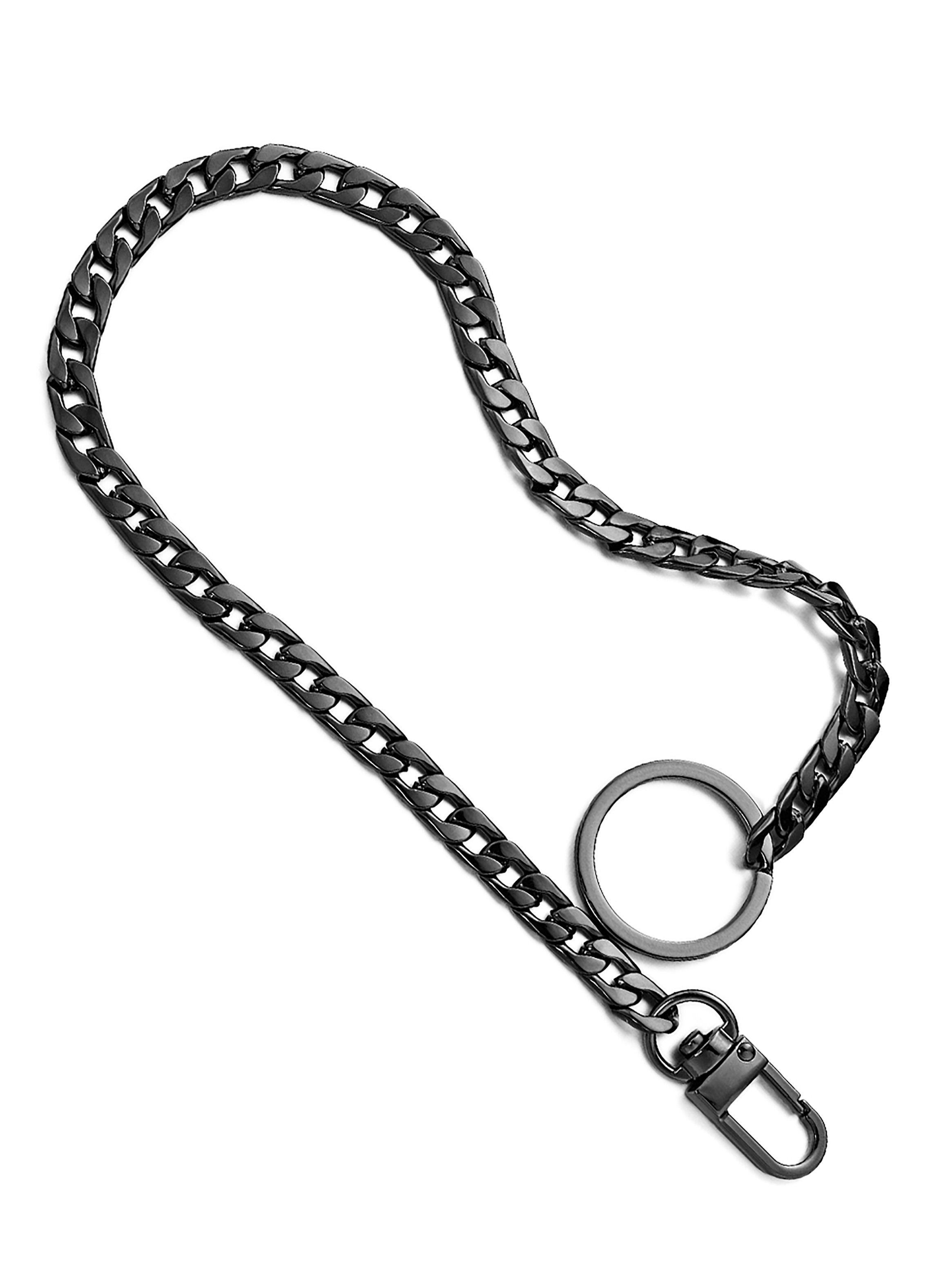Llavero Cadena Metal Negra para Pantalón-0