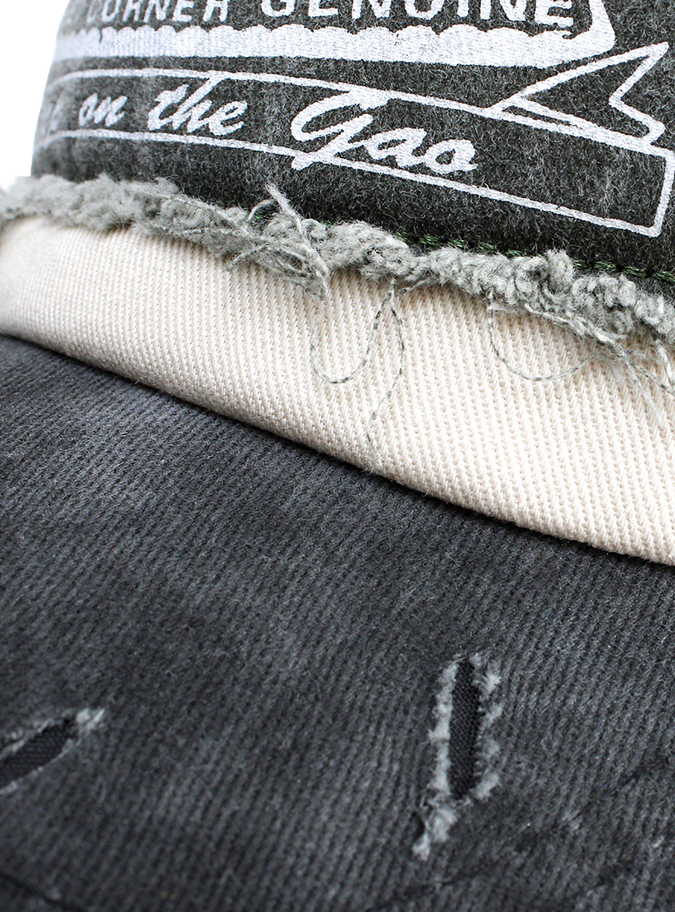 Jockey de Algodón Motors Racing Prelavado Gris Visera Negro-3