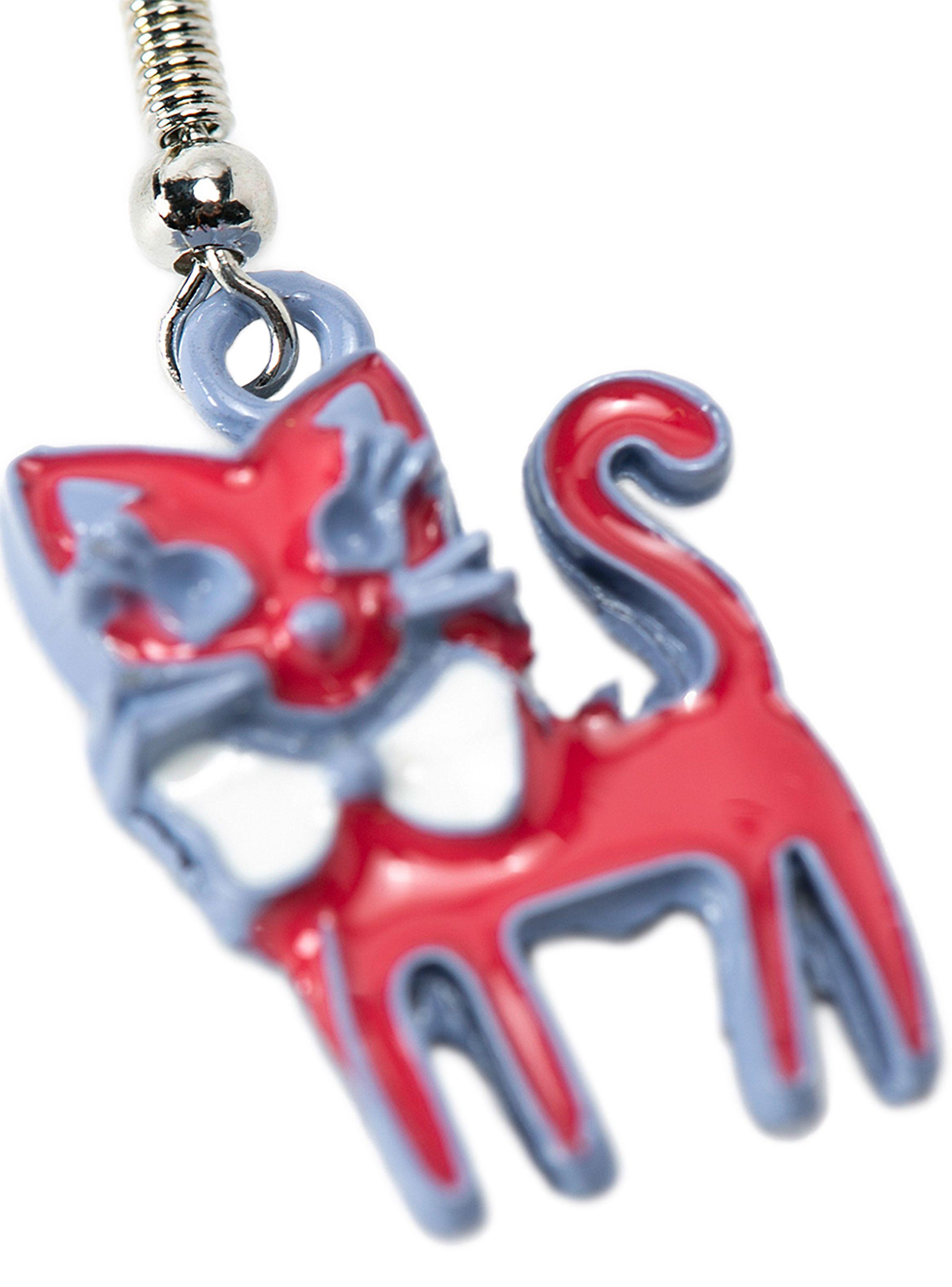 Aretes Mujer Minimalista Fantasia Gato-1