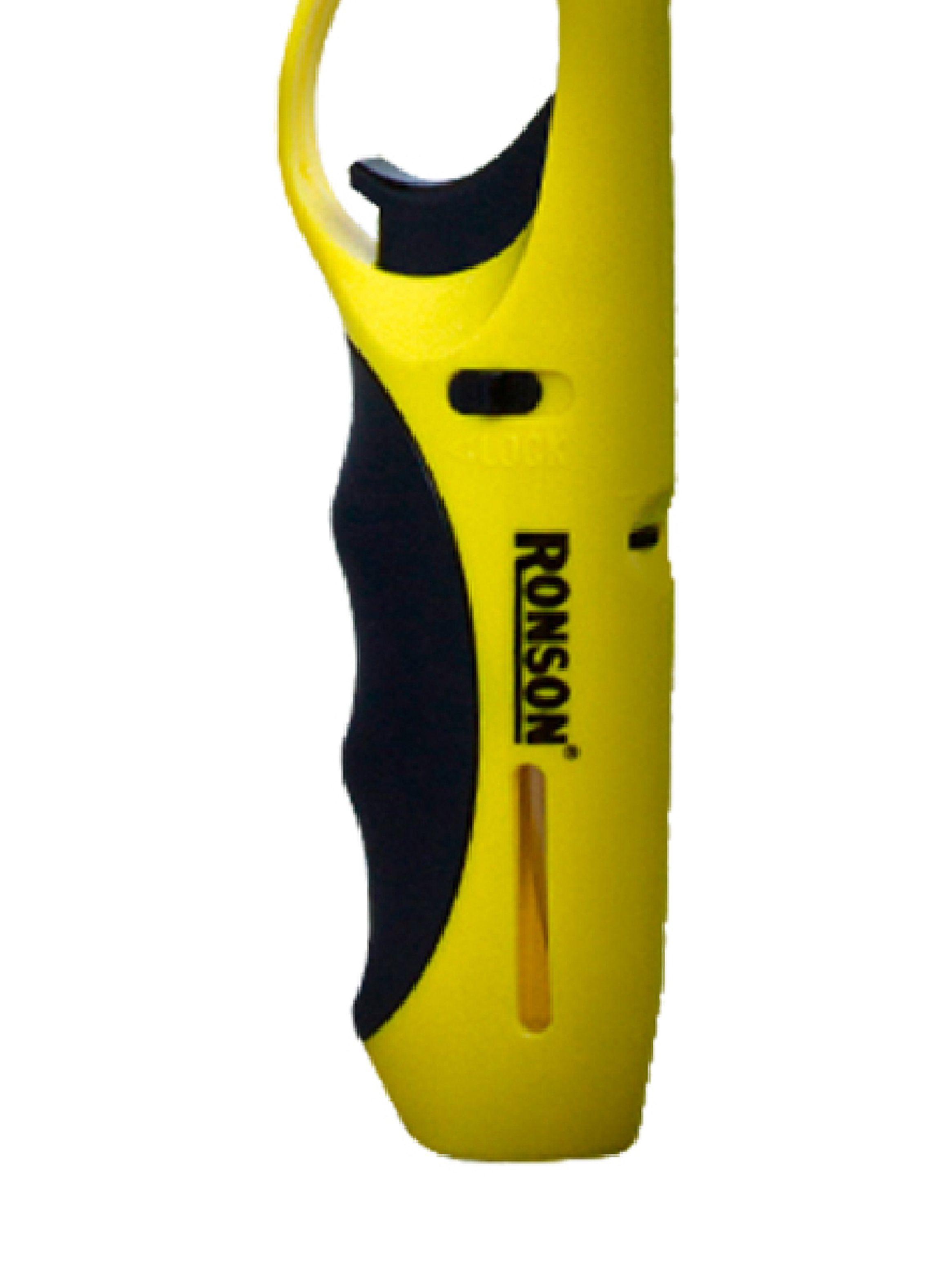 Ronson Encendedor Tubo Largo Negro Amarillo-3