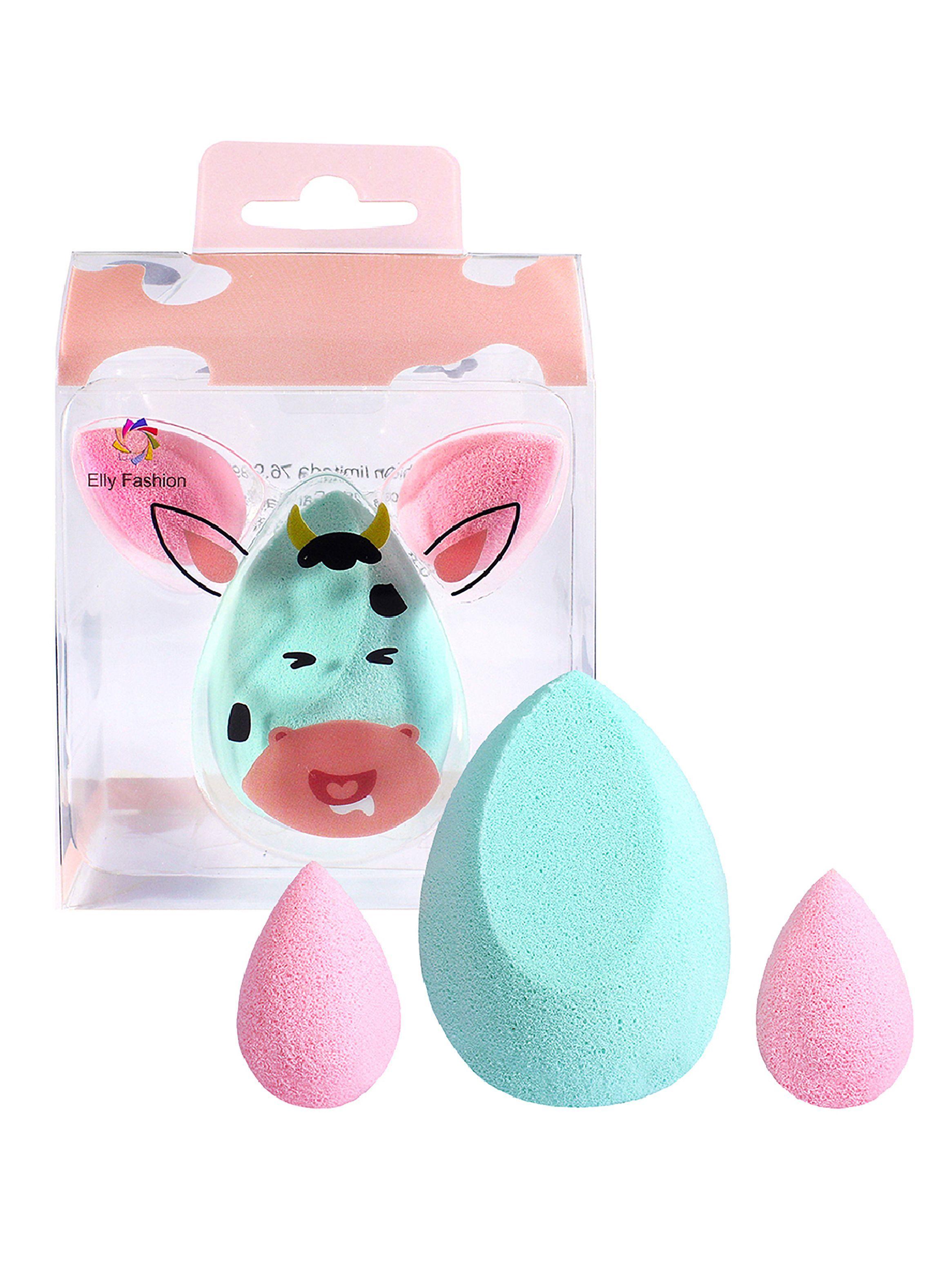 Esponjas Maquillaje 3 Unidades Vaquita Azul-0