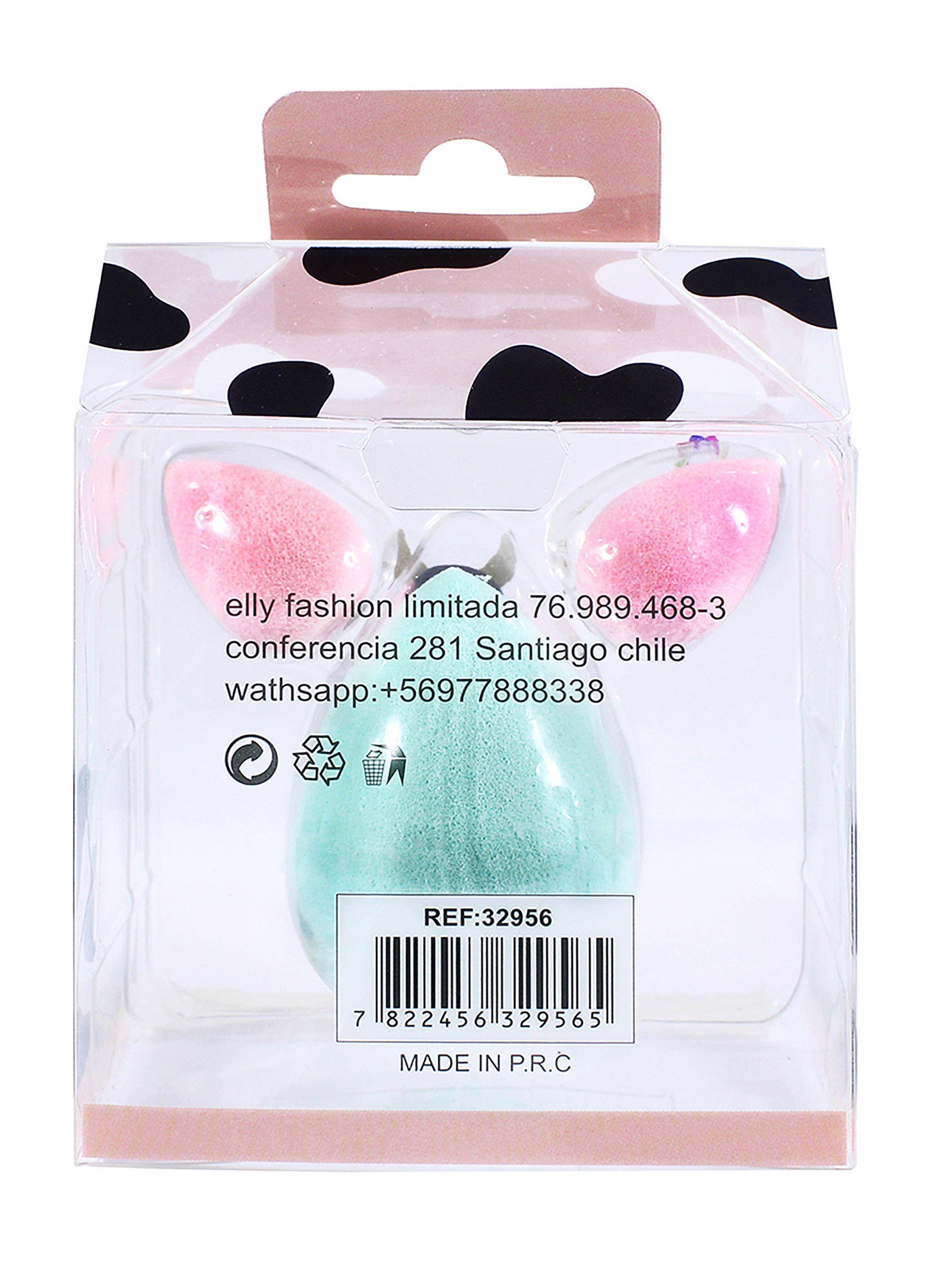 Esponjas Maquillaje 3 Unidades Vaquita Azul-4