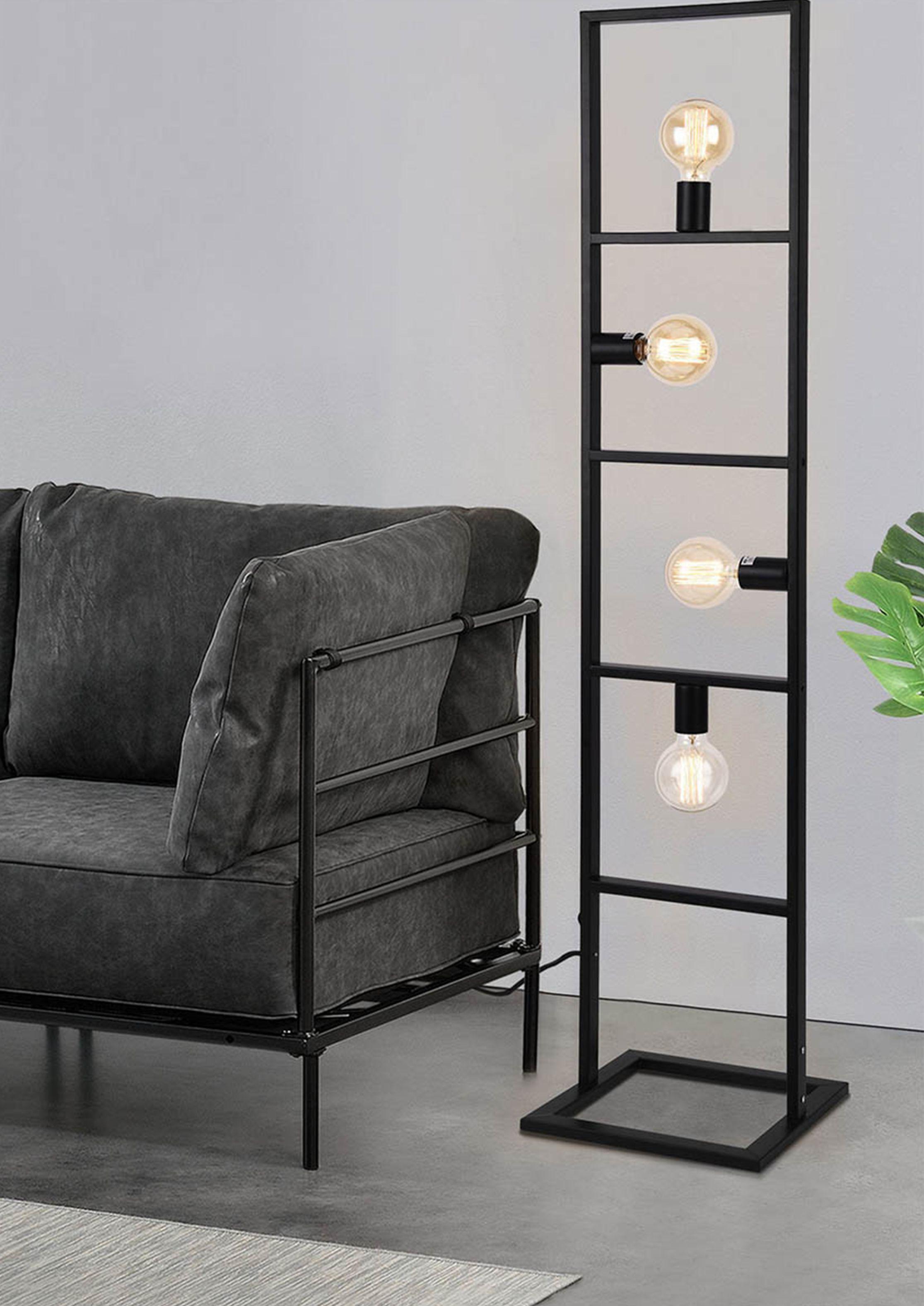 Lampara de pie para living Estilo Industrial-2
