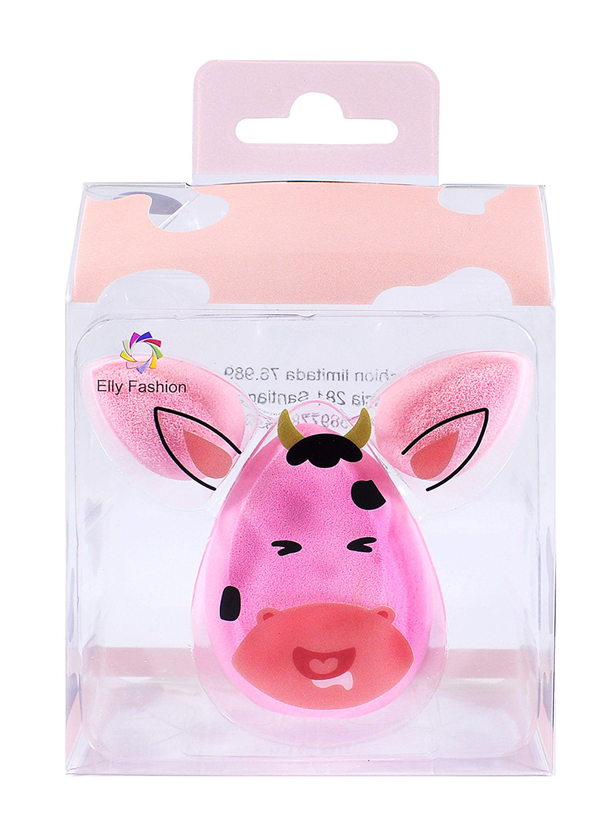 Esponjas Maquillaje 3 Unidades Vaquita Rosa-2