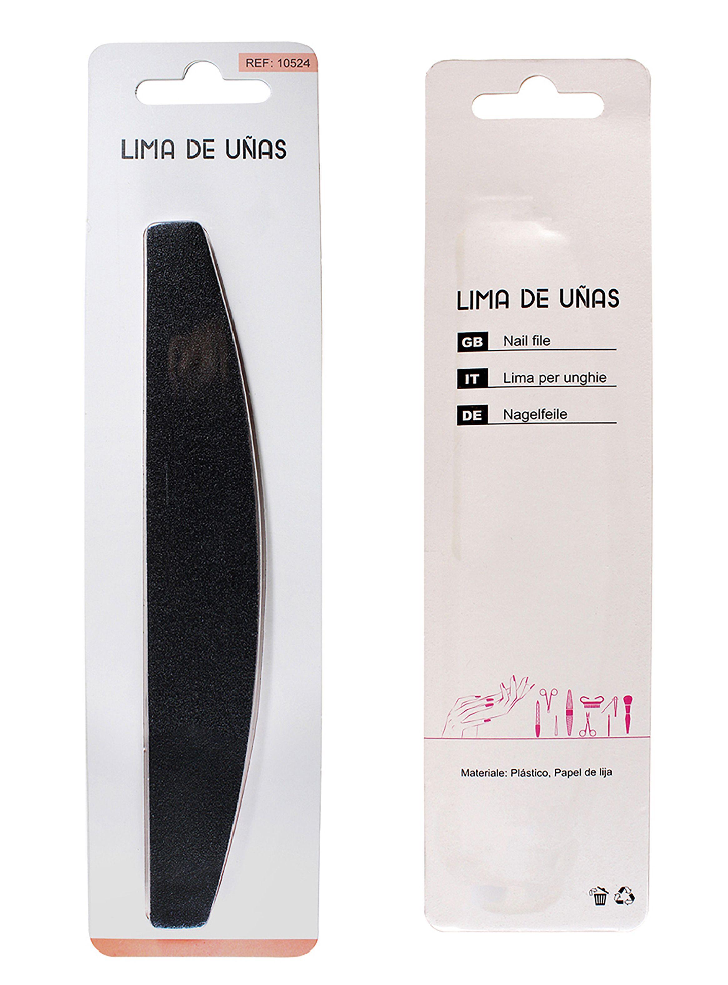 Pack Caja 24 limas negras media luna 100/180-4