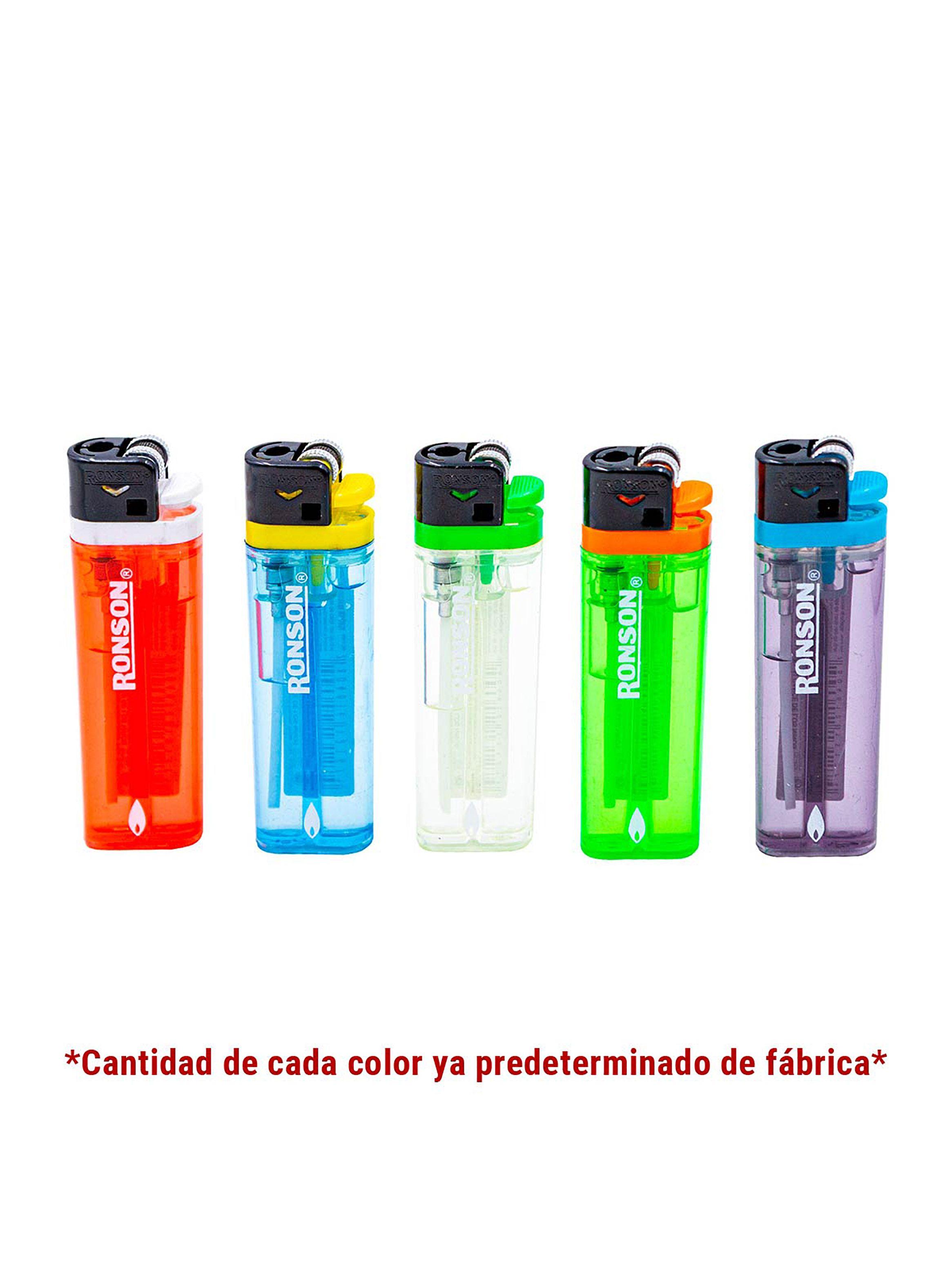 Pack Caja Encendedores Ronson Clearlite Piedra x 20 unds-1