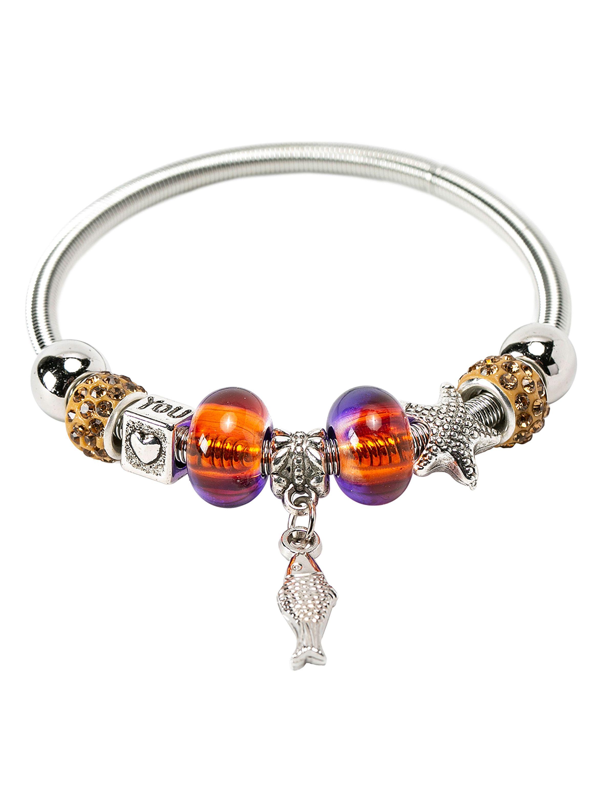 Brazalete Pulsera Mujer Colgante Pez Abundancia-0