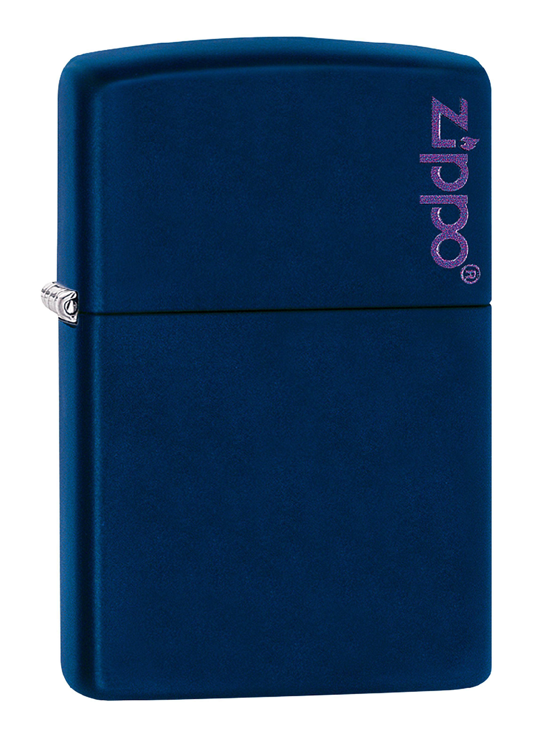 Encendedor Zippo Lighter Navy Matte With Logo-0