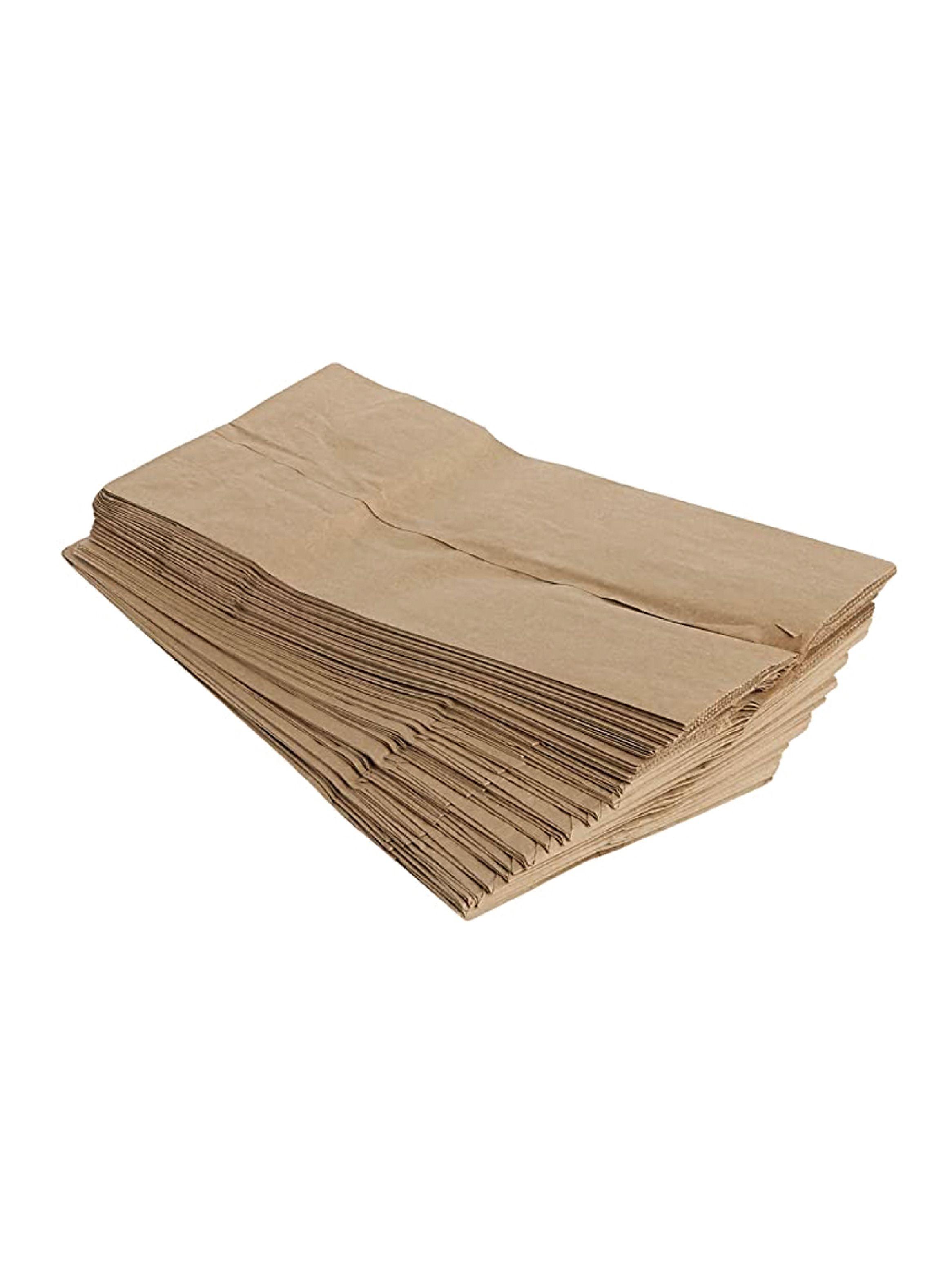 Bolsas tipo Saco Papel Kraft 1/8 Kg 100 unidades-2