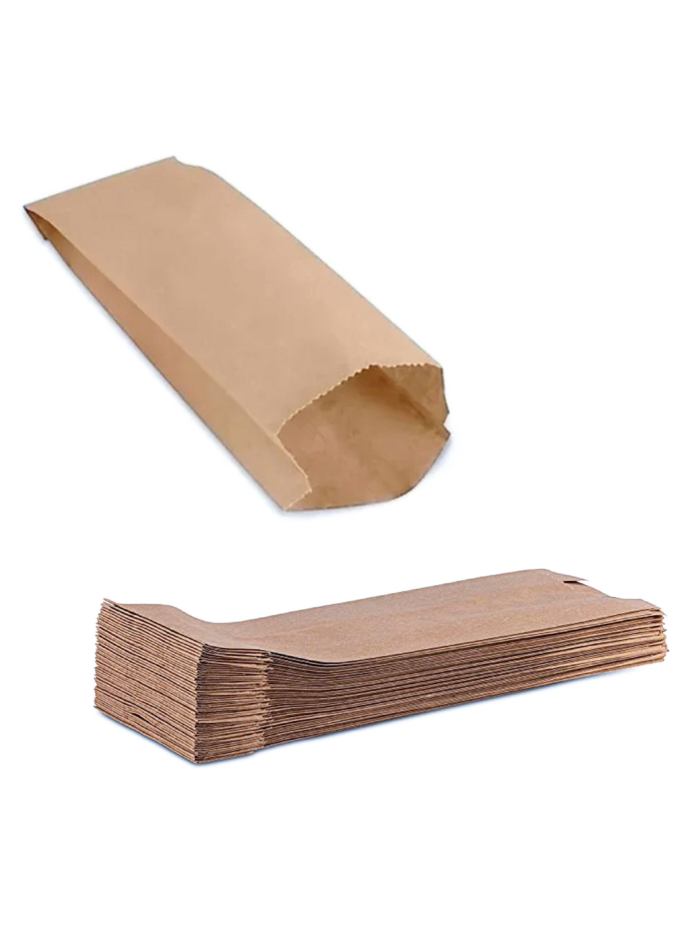 Bolsas tipo Saco Papel Kraft 1/8 Kg 100 unidades-4