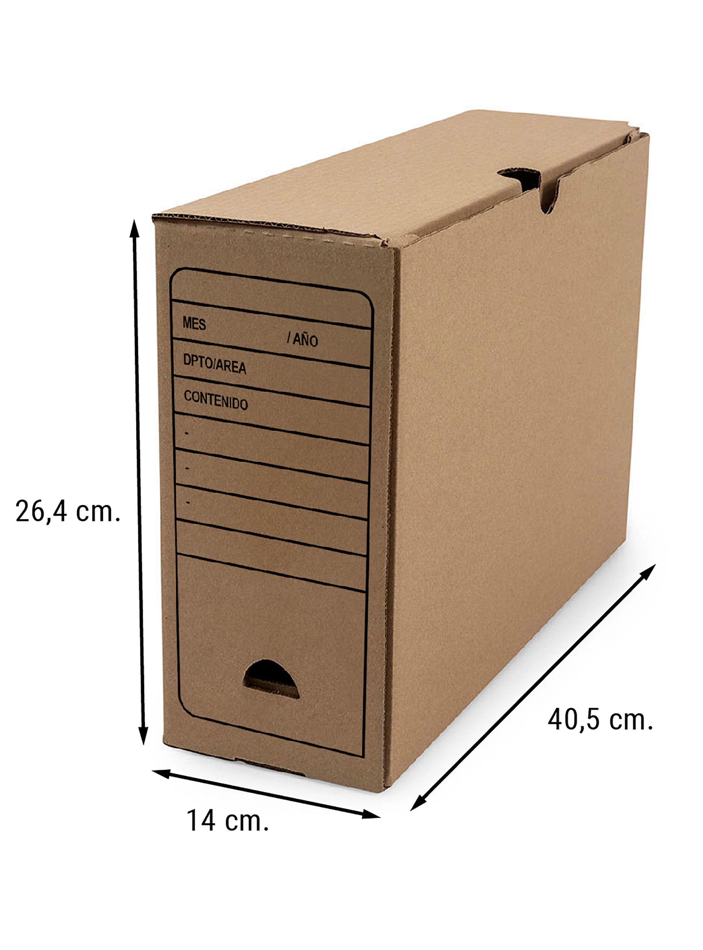 Caja Archivo Computación Caja de Cartón Kraft Impresa Unidad-1