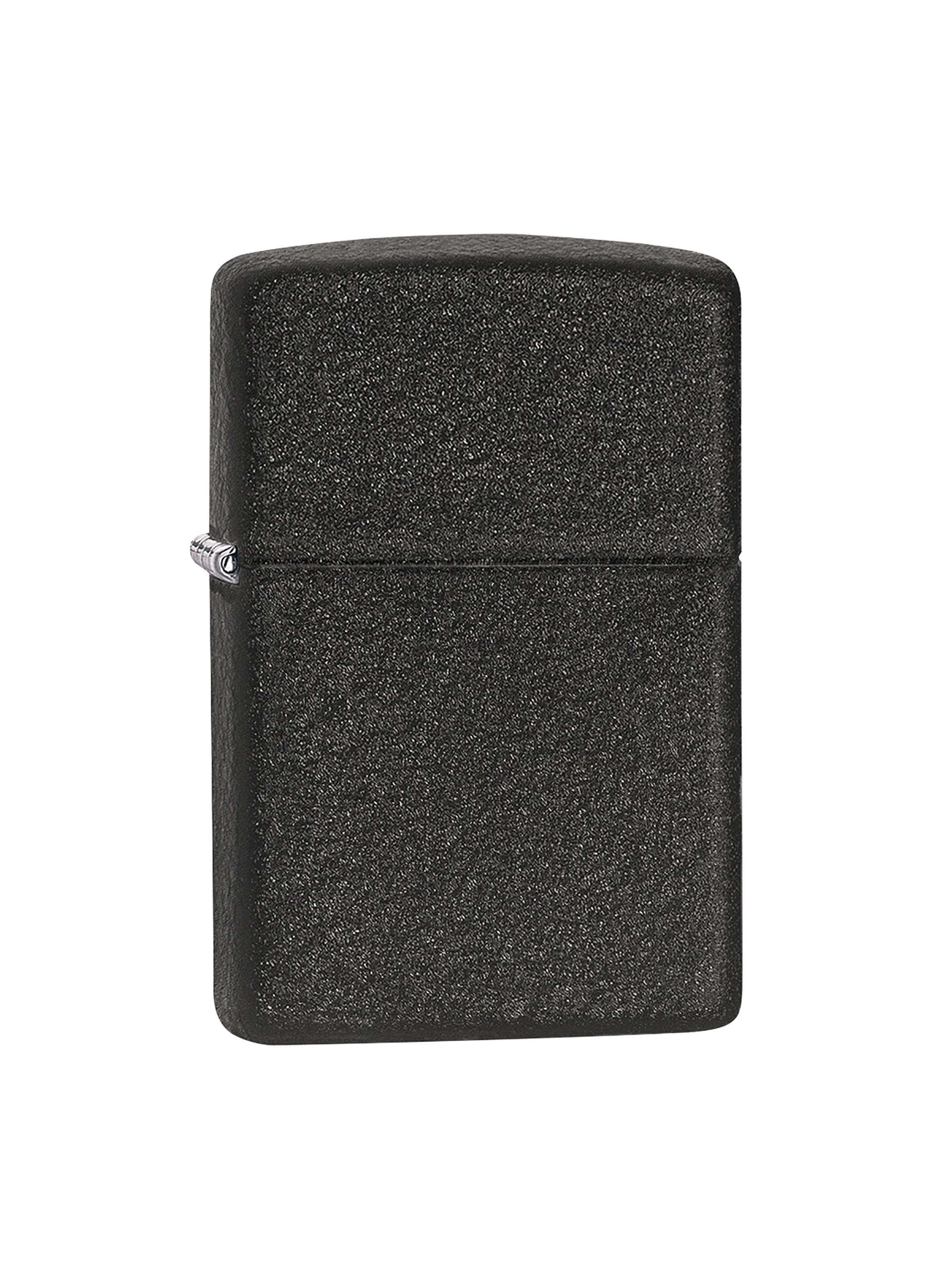 Encendedor Zippo Lighter Black Crackle Negro-0