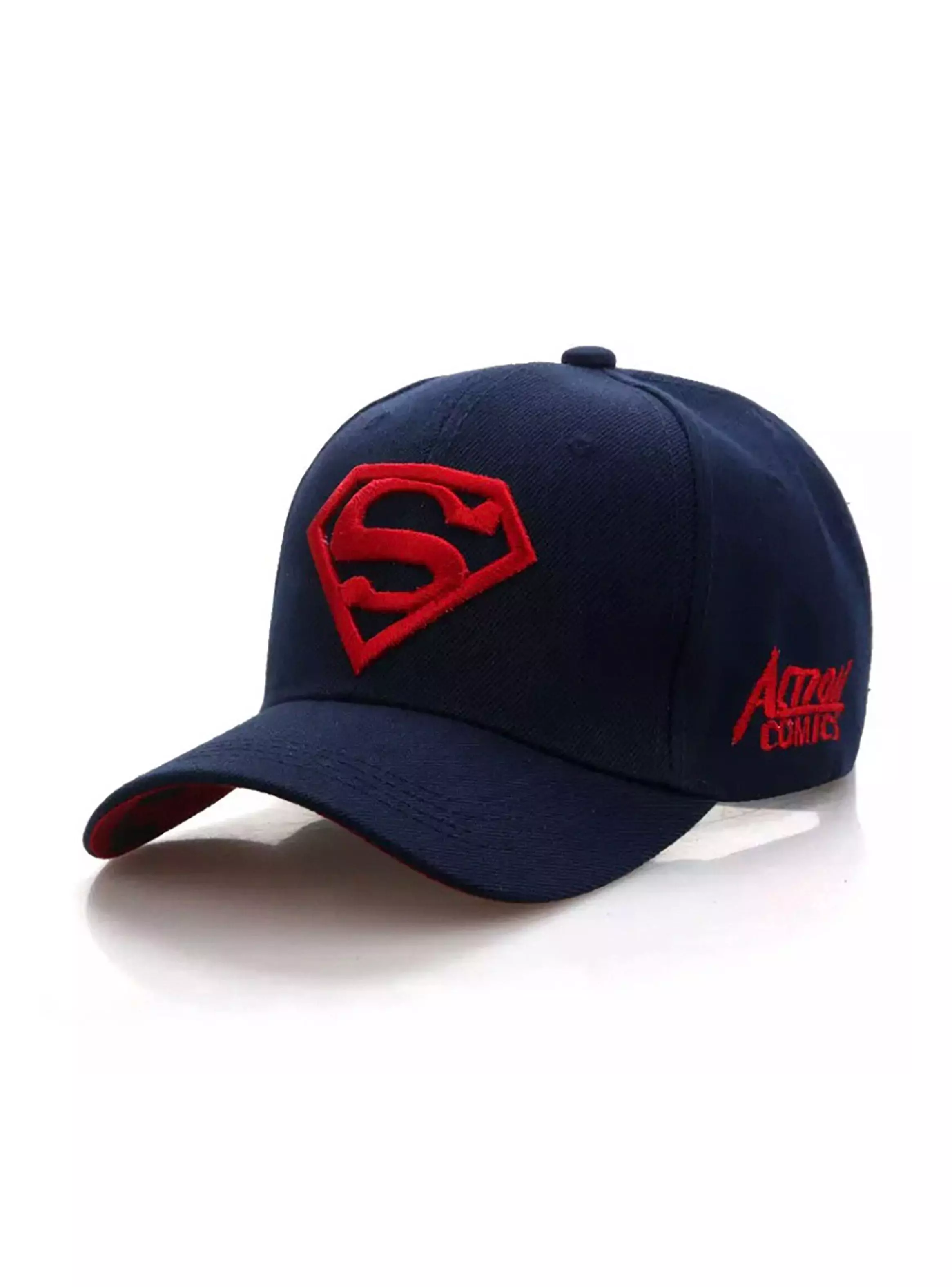Jockey Juvenil Azul Marino con Logo Superman en Rojo-0