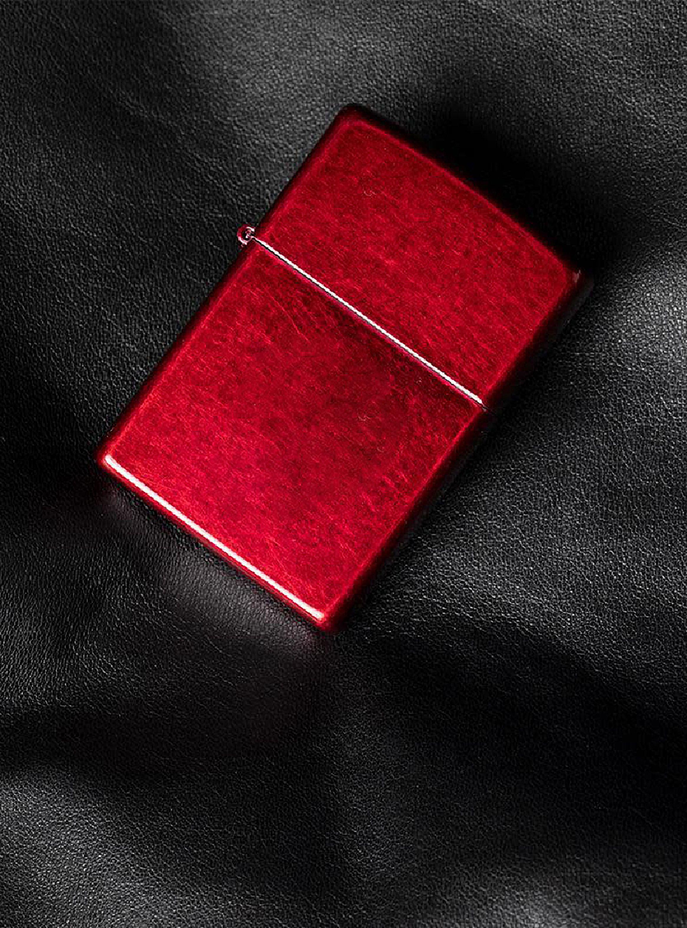 Encendedor Zippo Lighter Classic Candy Apple Red Rojo-4