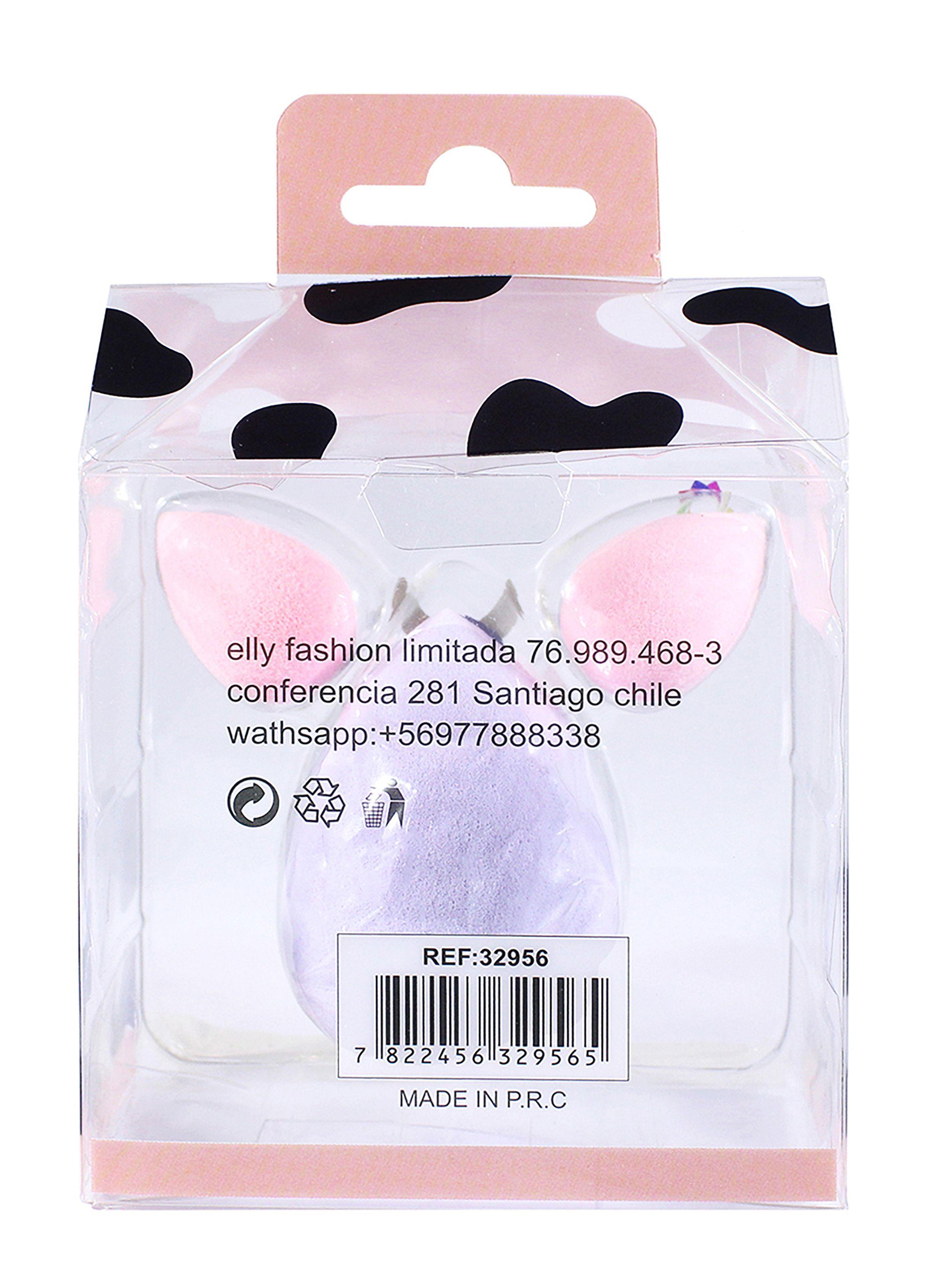 Esponjas Maquillaje 3 Unidades Vaquita Morado-4