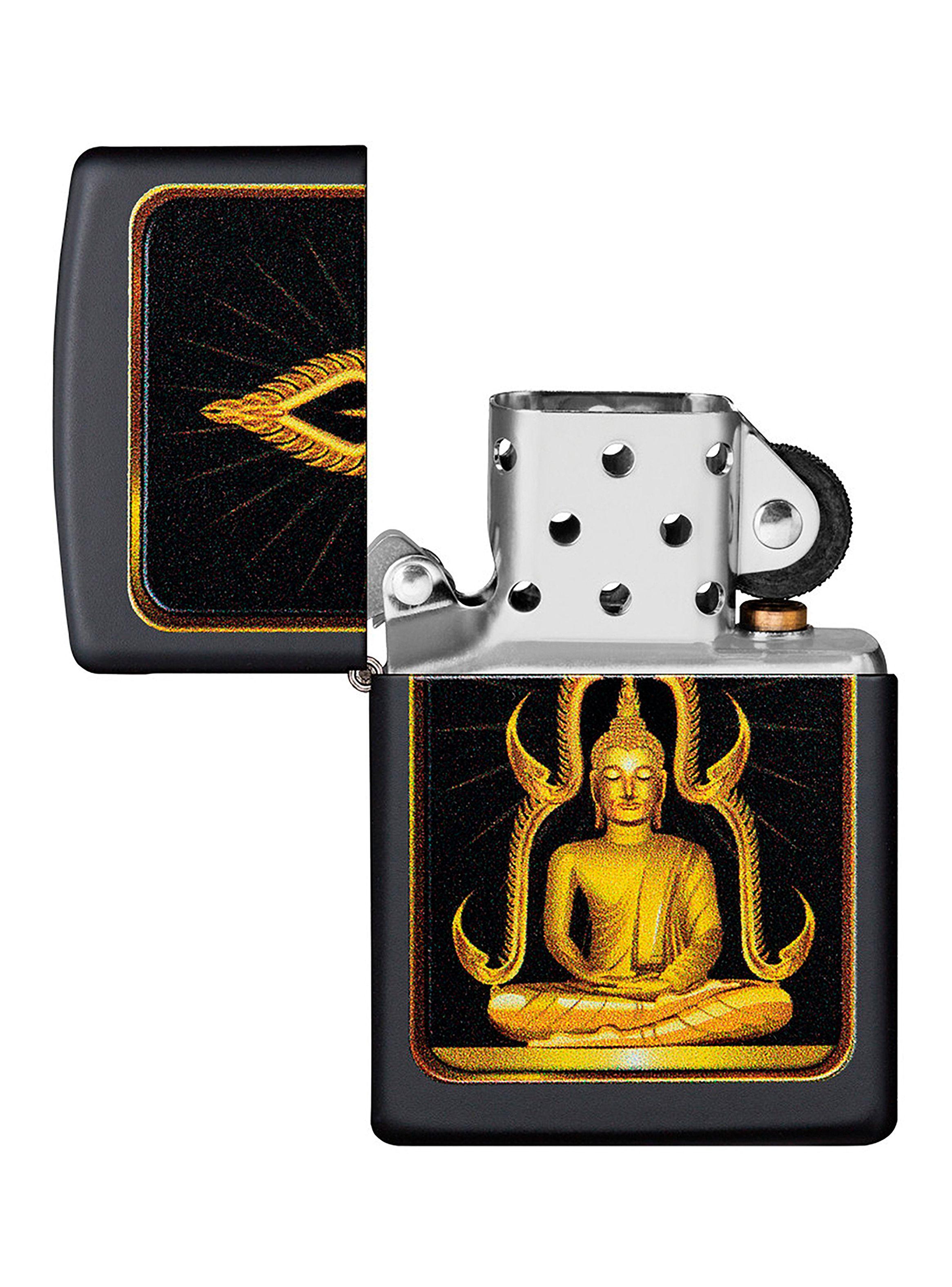 Encendedor Zippo Lighter Buddha Matte Impreso-2
