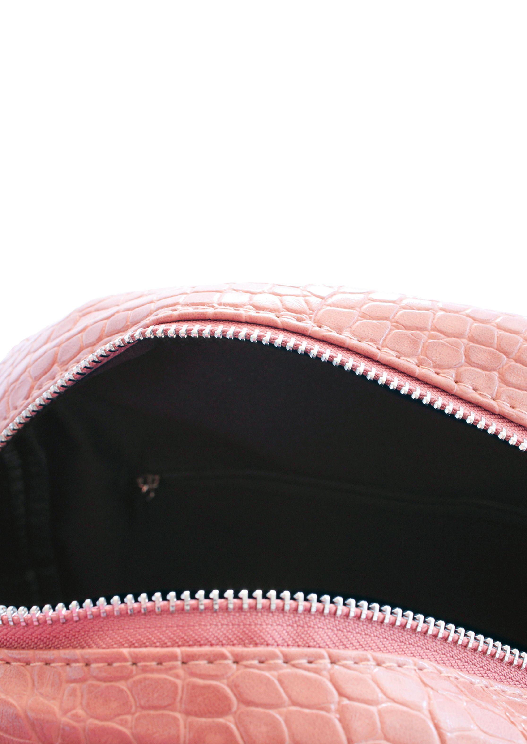 Mochila de Mujer Urbana Cuero Rosado-4