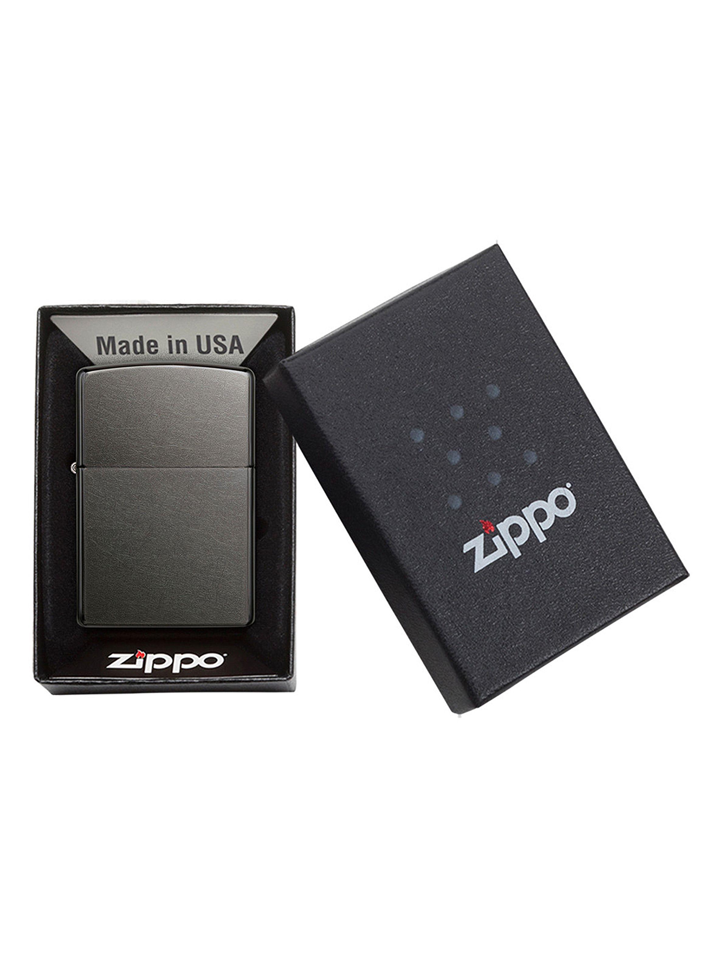 Encendedor Zippo Lighter Classic Grey Dusk Gris-3