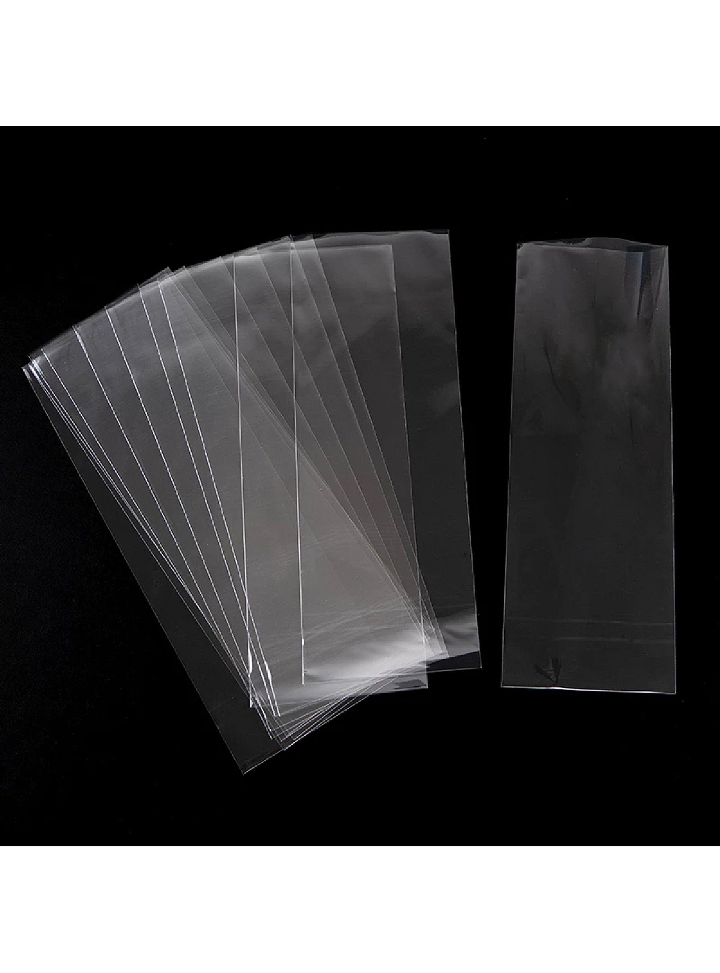 100 Bolsas Celofán Transparente 12x30 cm-2
