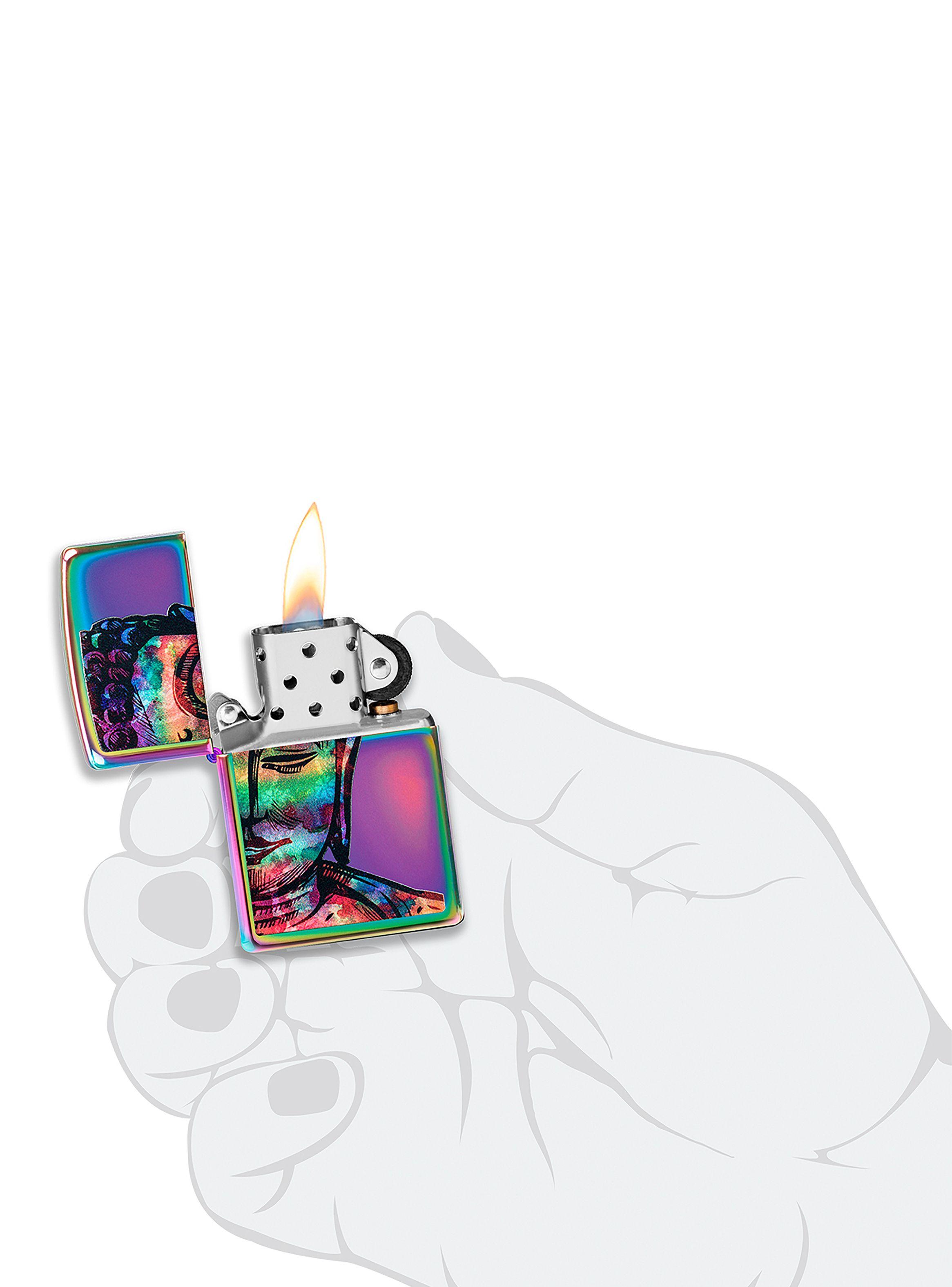 Encendedor Zippo Lighter Bright Buddha Design-5