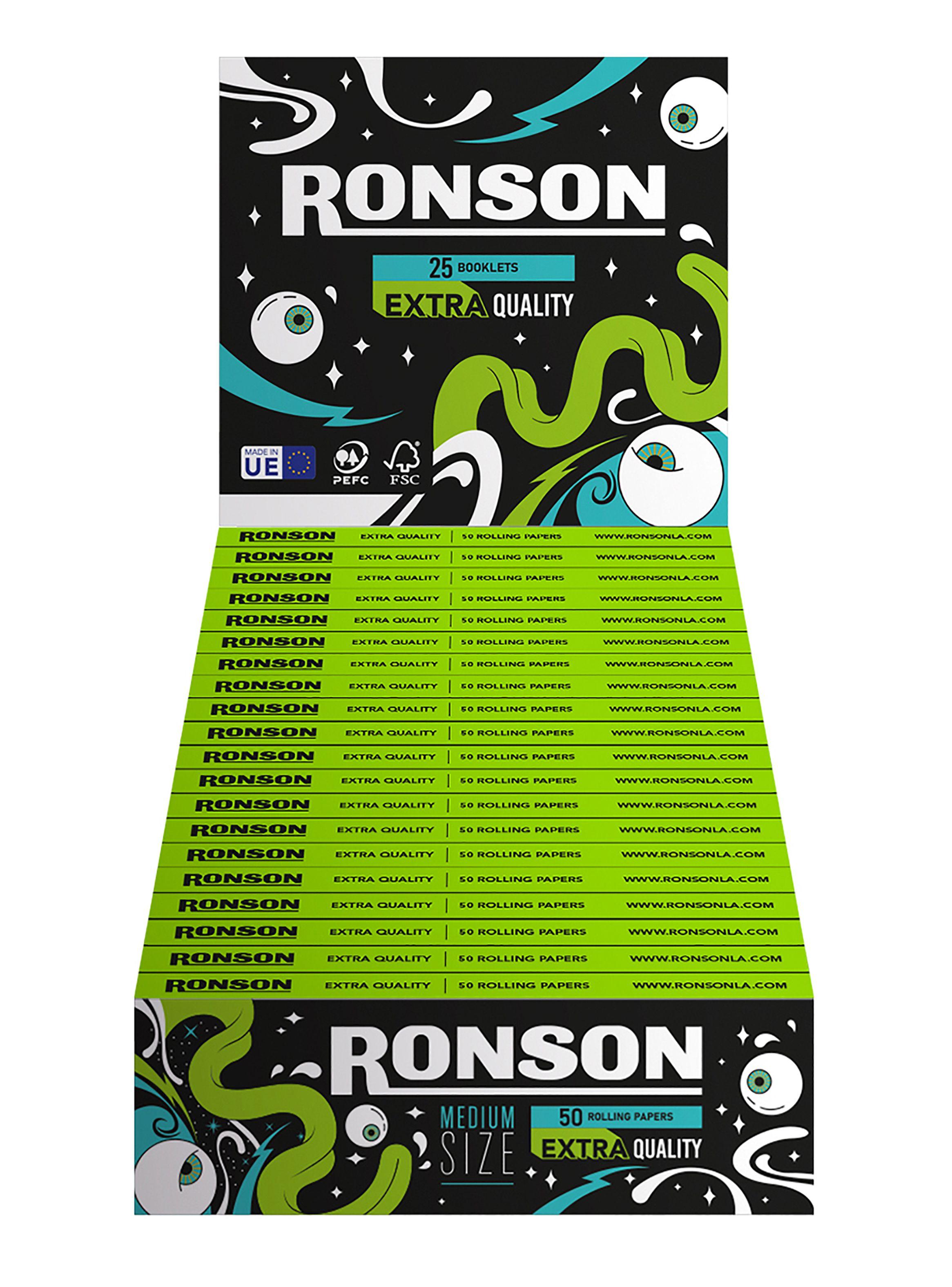 Pack Caja Papelillos Ronson Extra Quality + Gas Butano x3-1