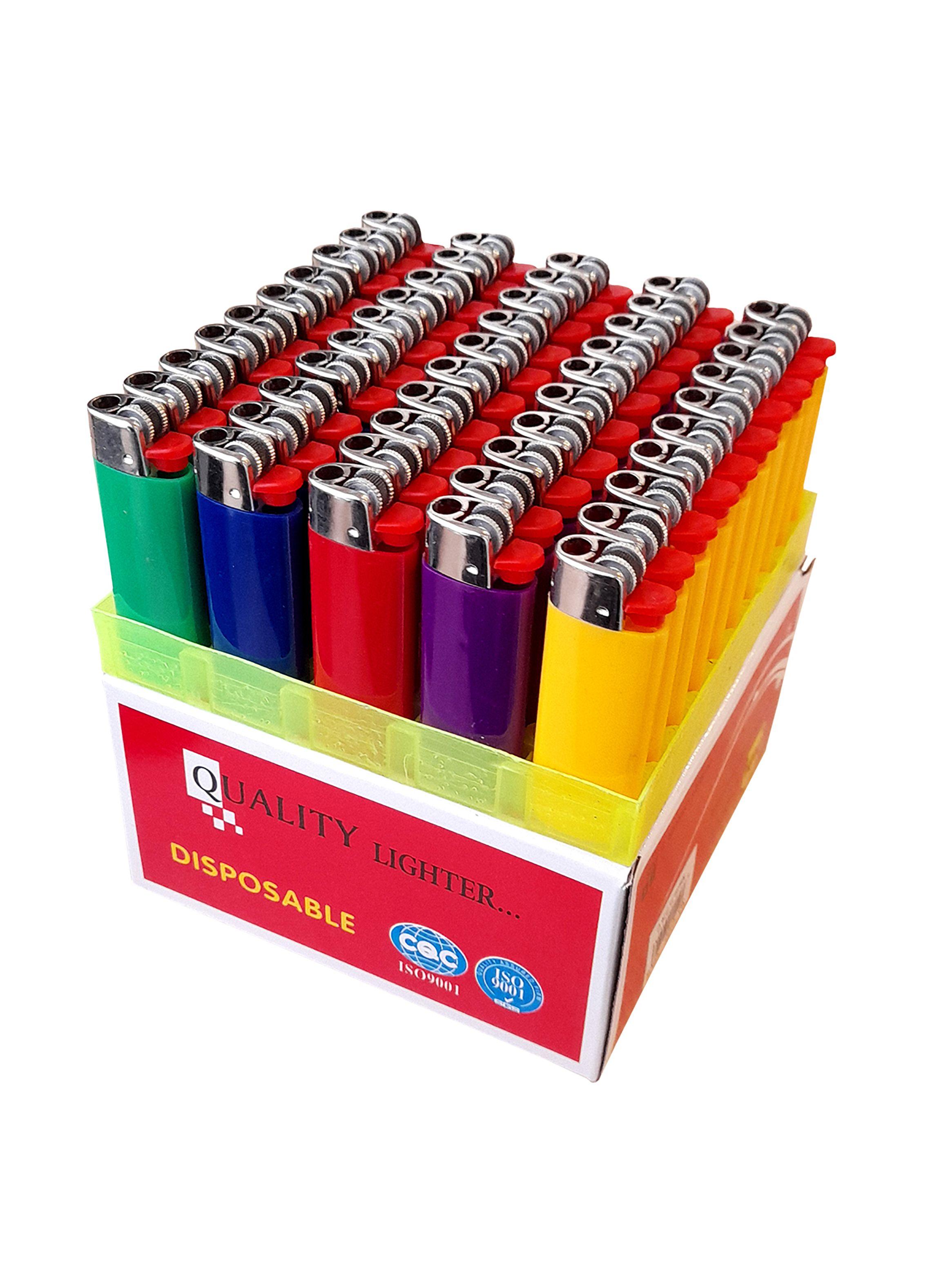 Encendedores Colores Surtidos Caja 50 Unidades Varios-0