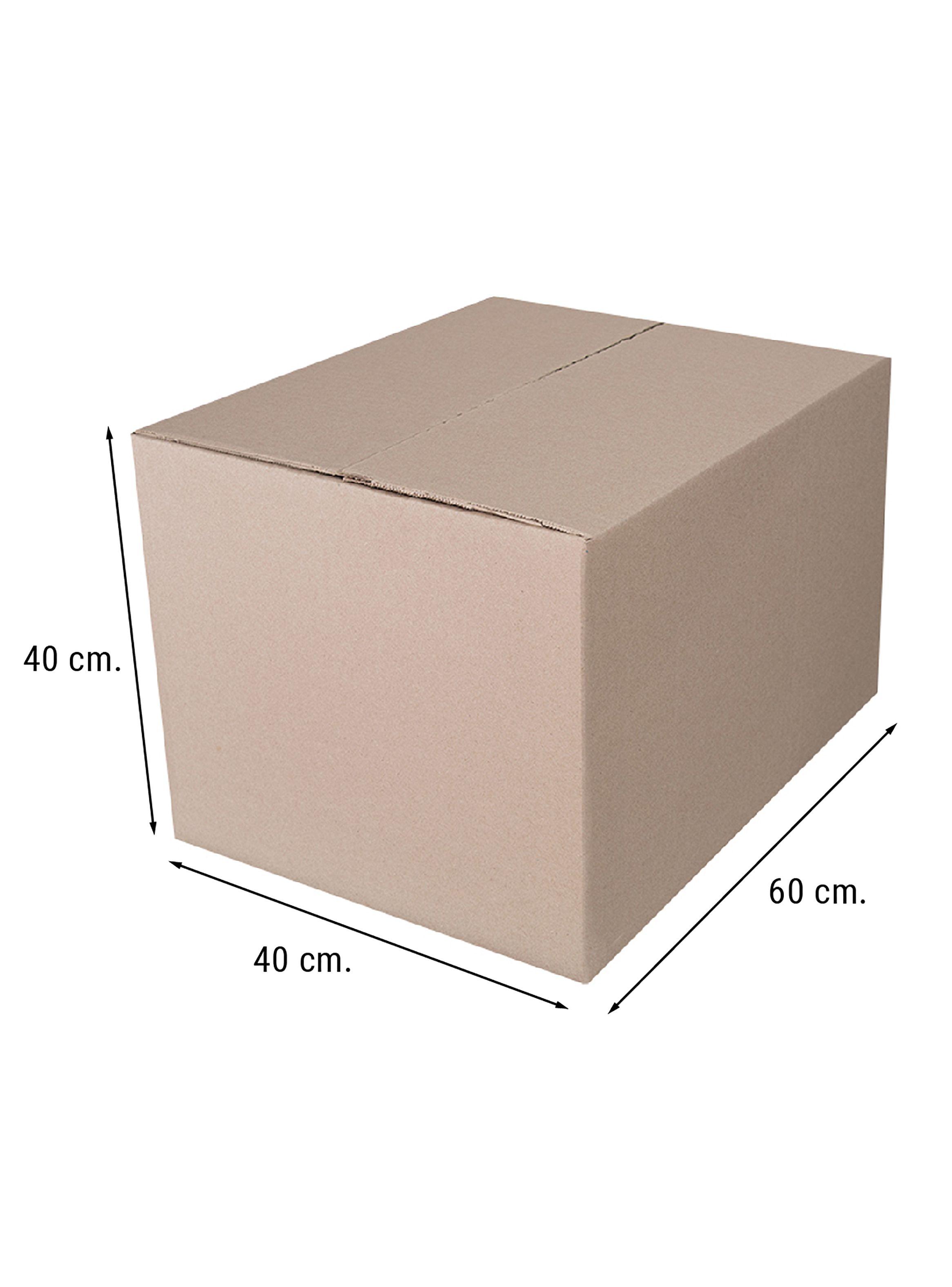 Pack 10 Cajas de Cartón 12 c Embalaje 60x40x40 cm-1
