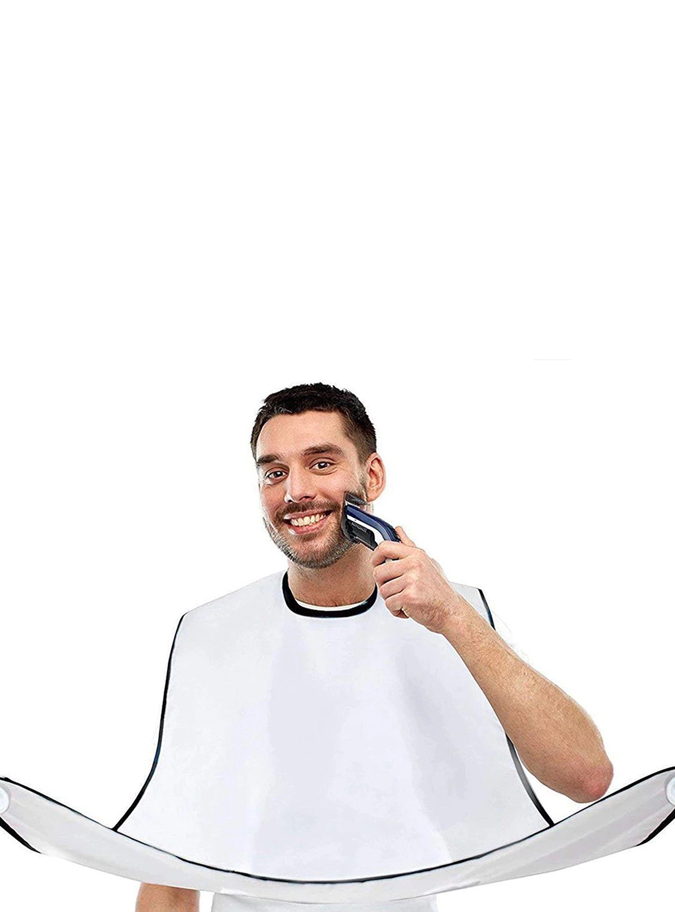 Capa para Corte de Cabello y Barba Color Blanco-2