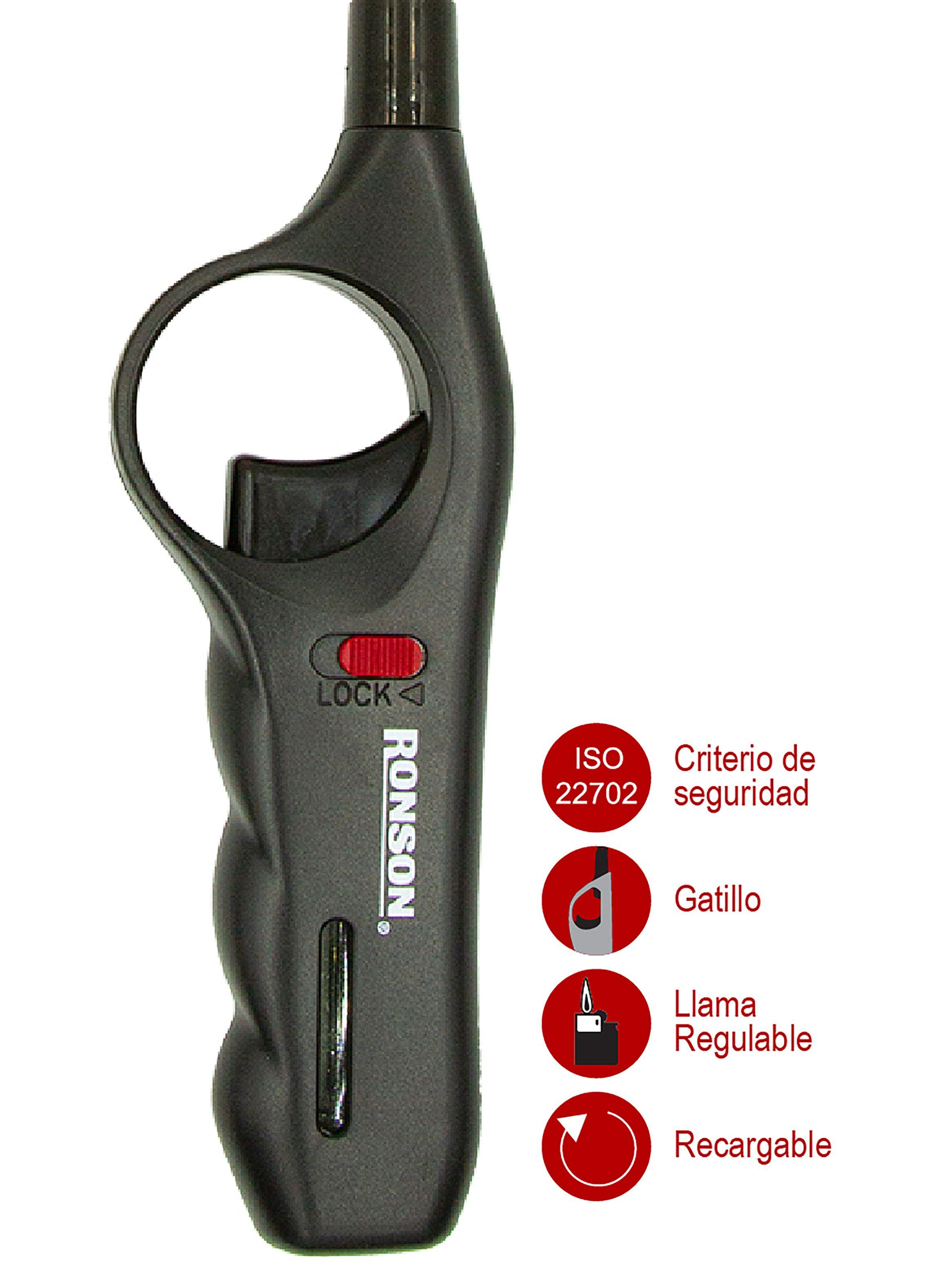 Pack Ronson Encendedor Tubo Flex Caja x 12 Unidades-3