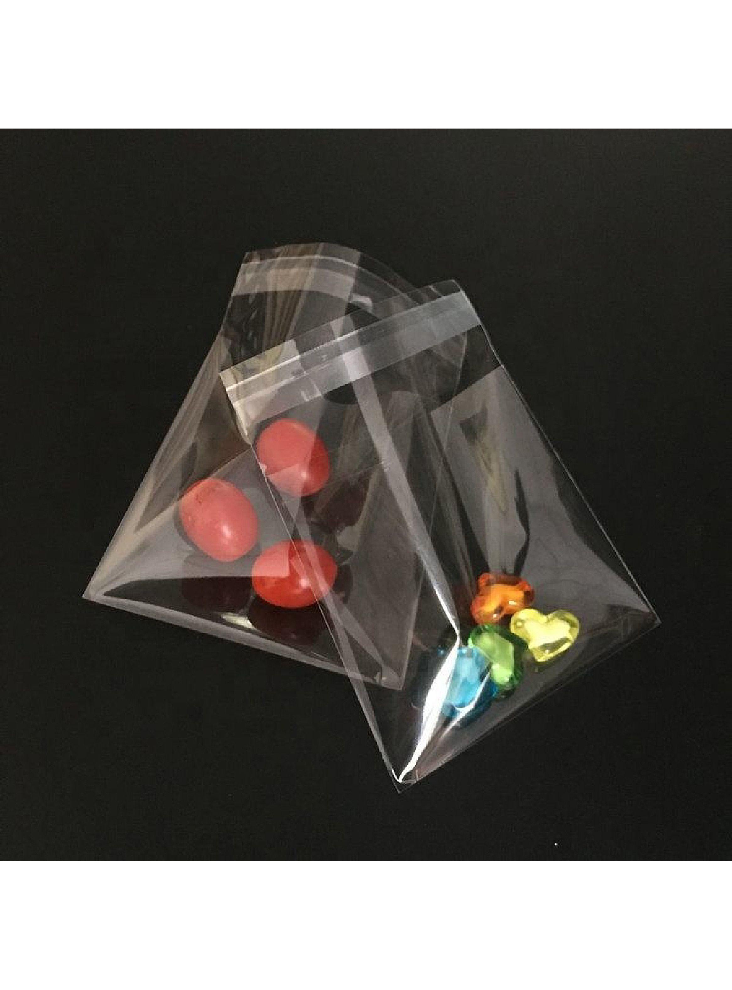 Bolsas Celofán Adhesivo Transparente Bolsita 5x15 cm 100 unds-6