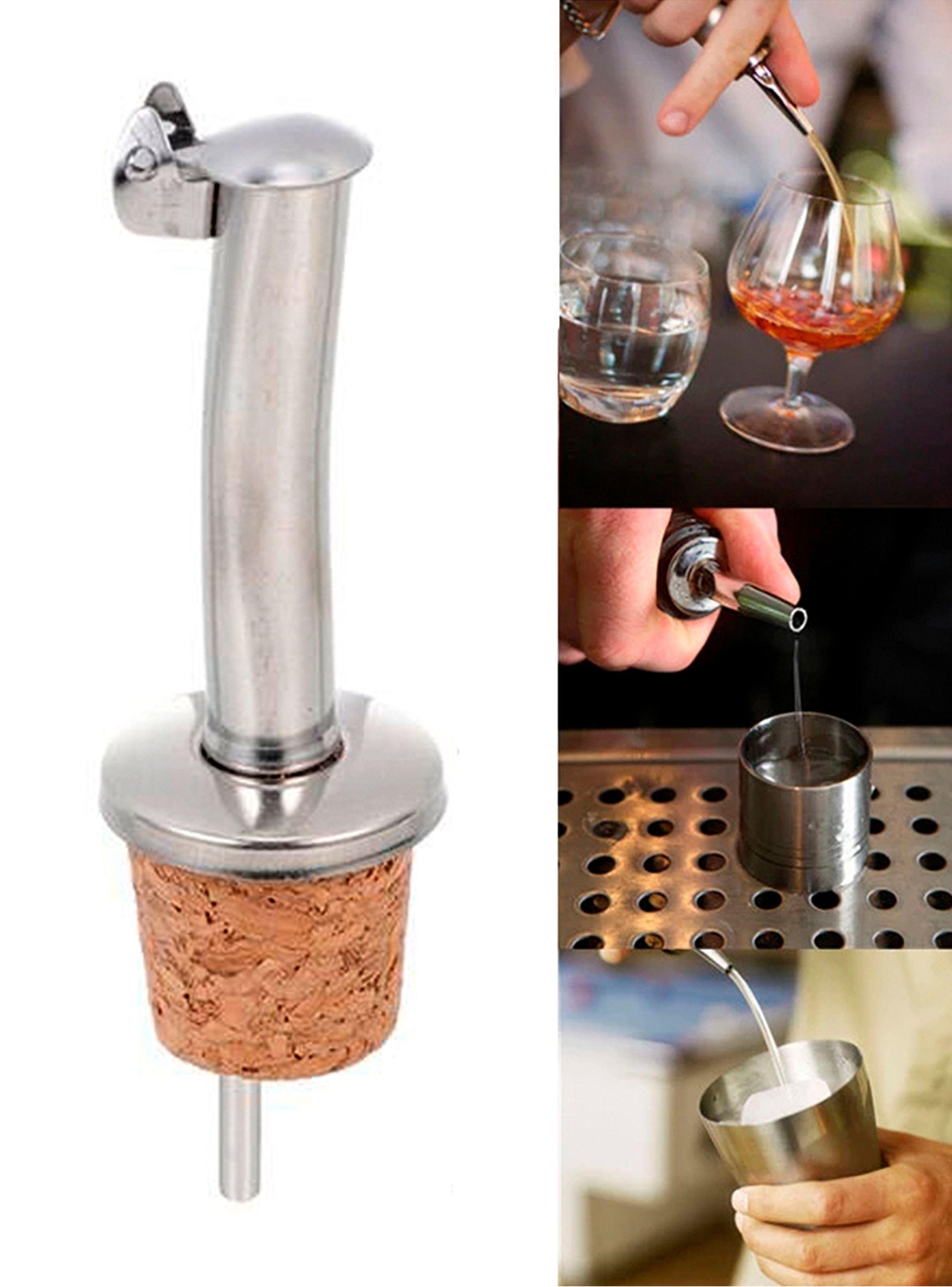 Tapon Dispensador con Corcho Dosificador Vino Aceite-2