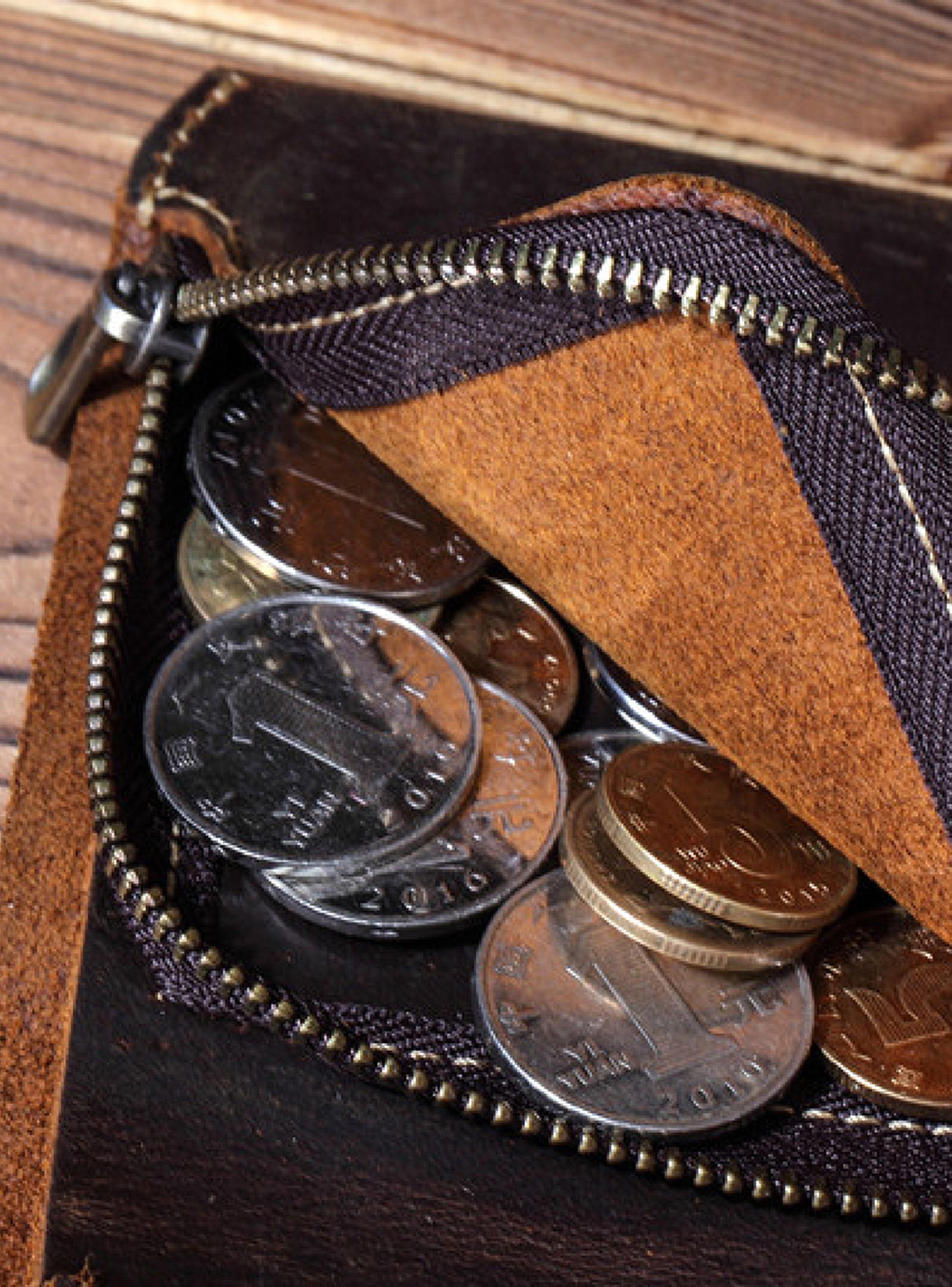 Billeteras Tarjetero Hombre Cuero Natural-3