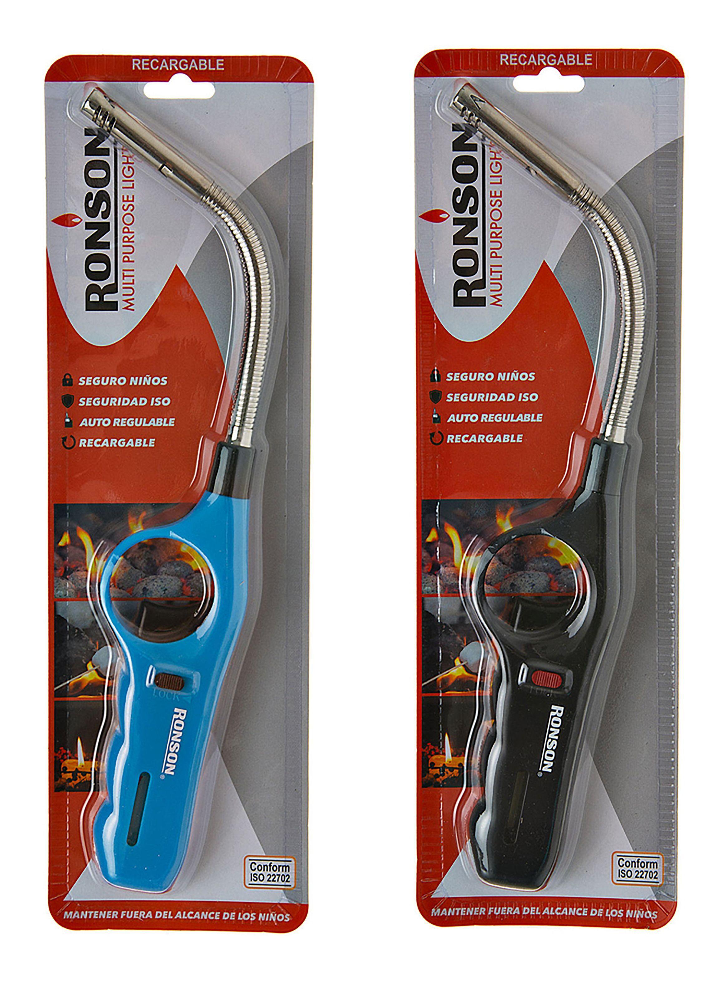 Ronson Tubo Flex Encendedor Multipropósito Negro-3