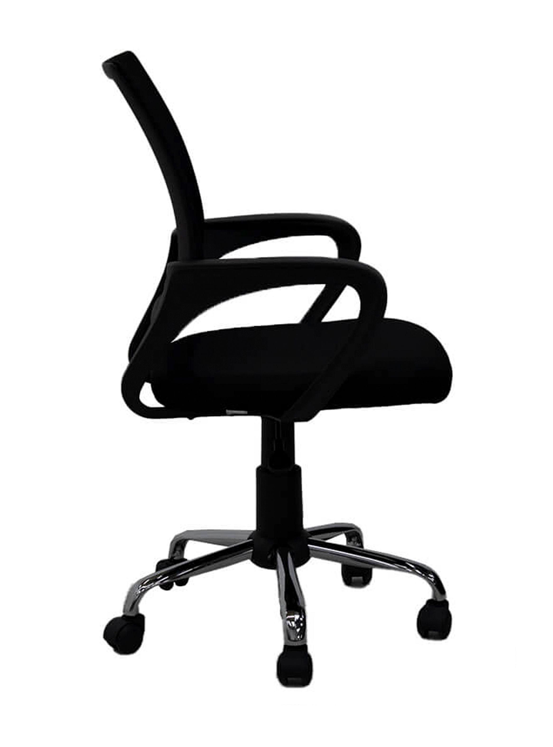 Silla Rio de Escritorio Regulable color Negro con Ruedas-2