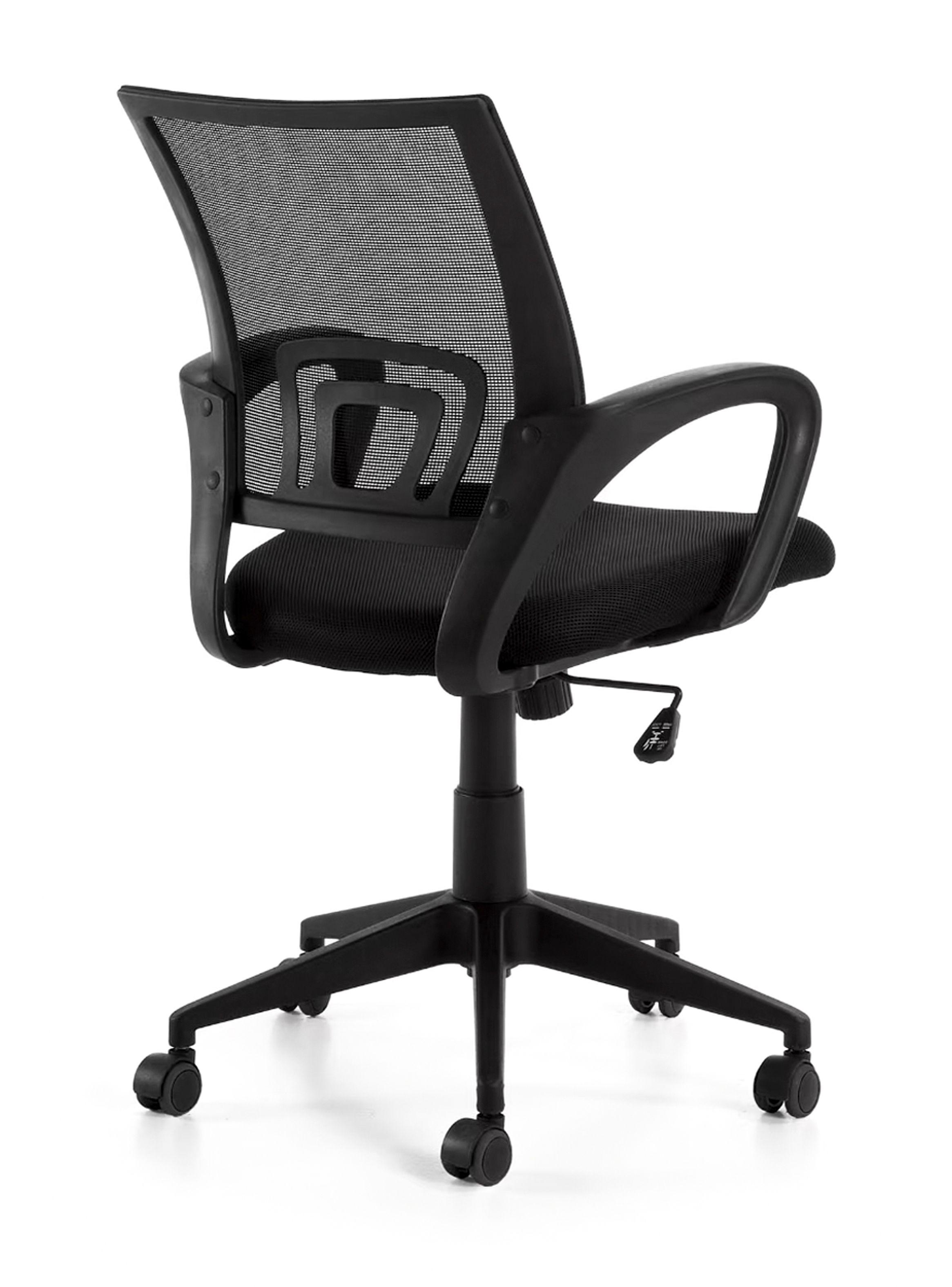 Silla Rio de Escritorio Regulable color Negro con Ruedas-6