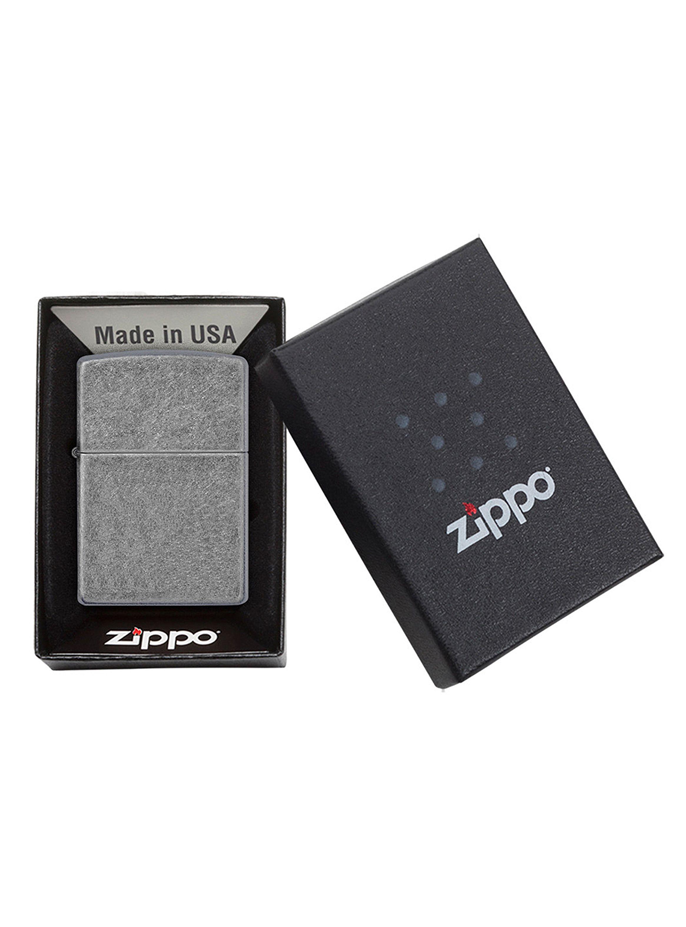 Encendedor Zippo Lighter Antique Silver Plate Plata-4