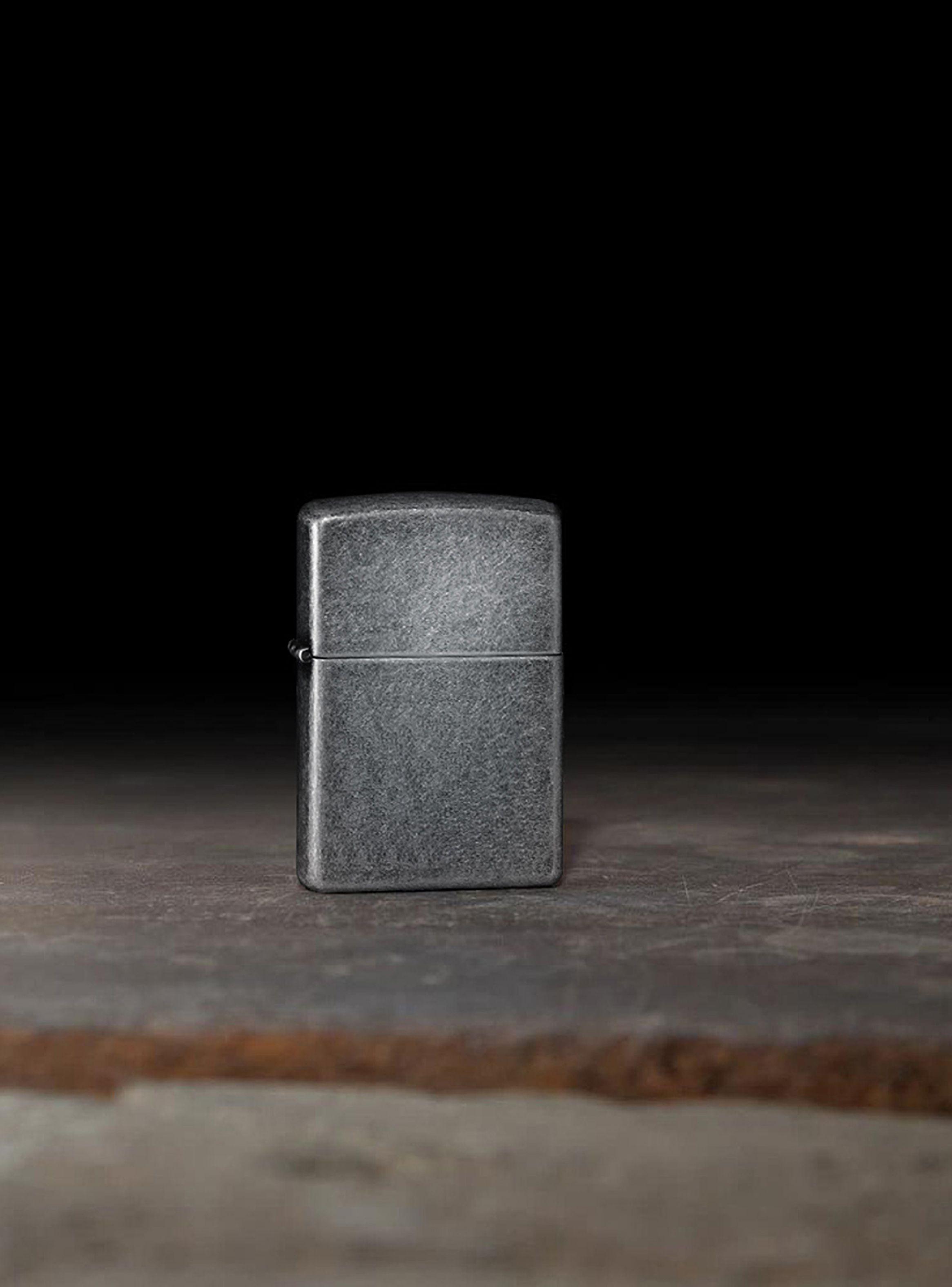 Encendedor Zippo Lighter Antique Silver Plate Plata-5