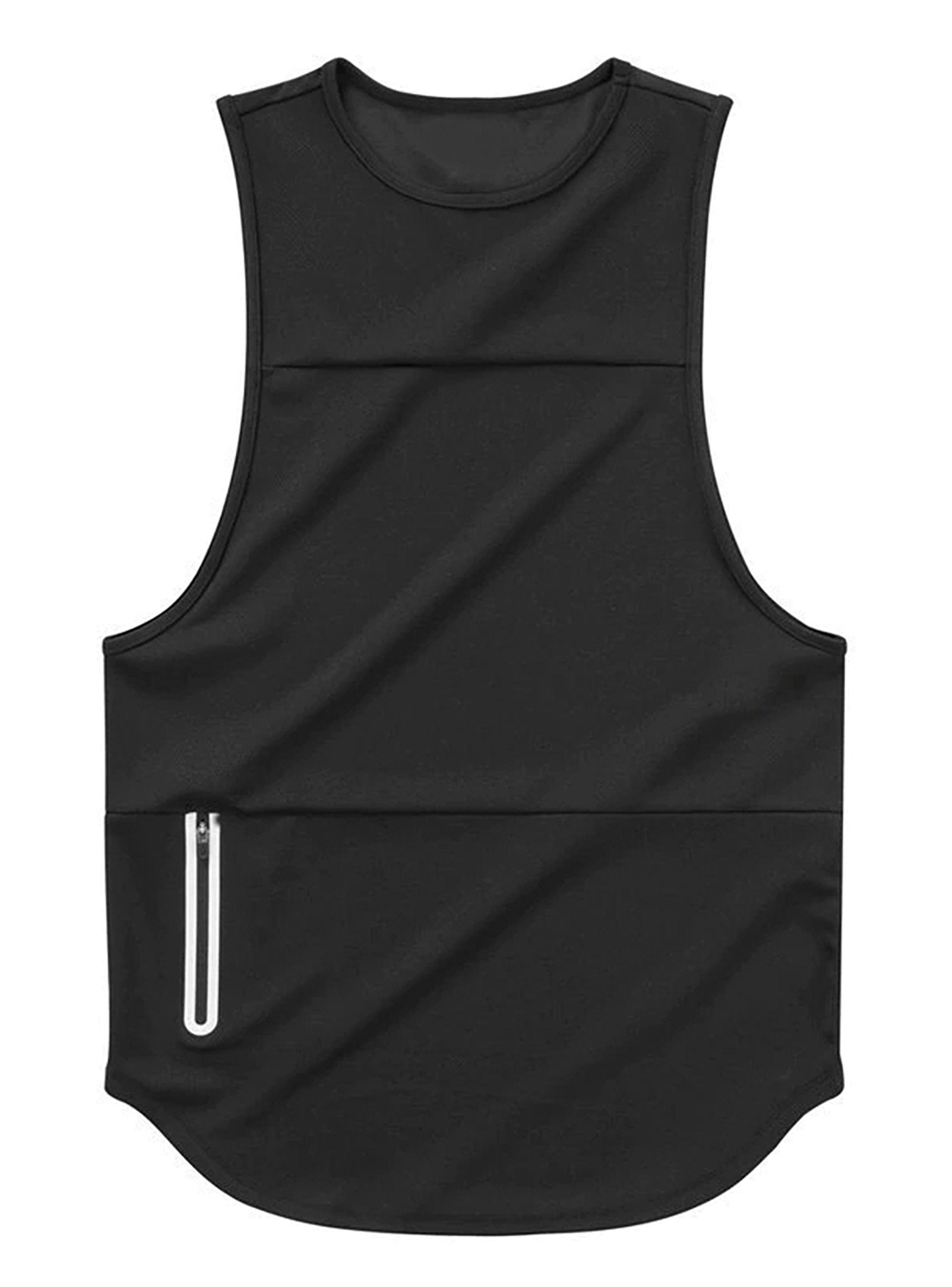 Polera Deportiva Hombre Gimnasio con Cierre-1