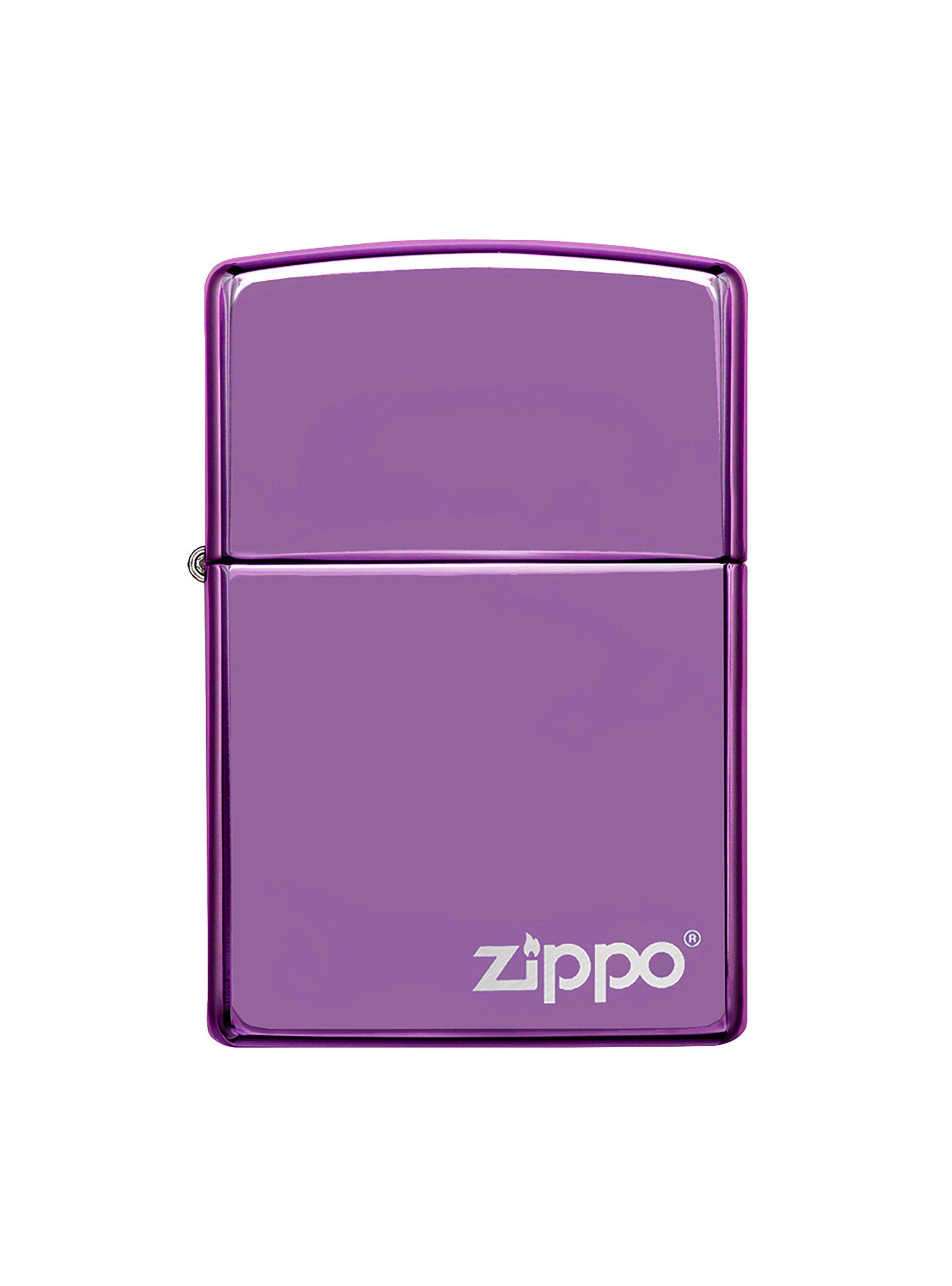 Encendedor Zippo Lighter Classic High Polish Purple Morado-1