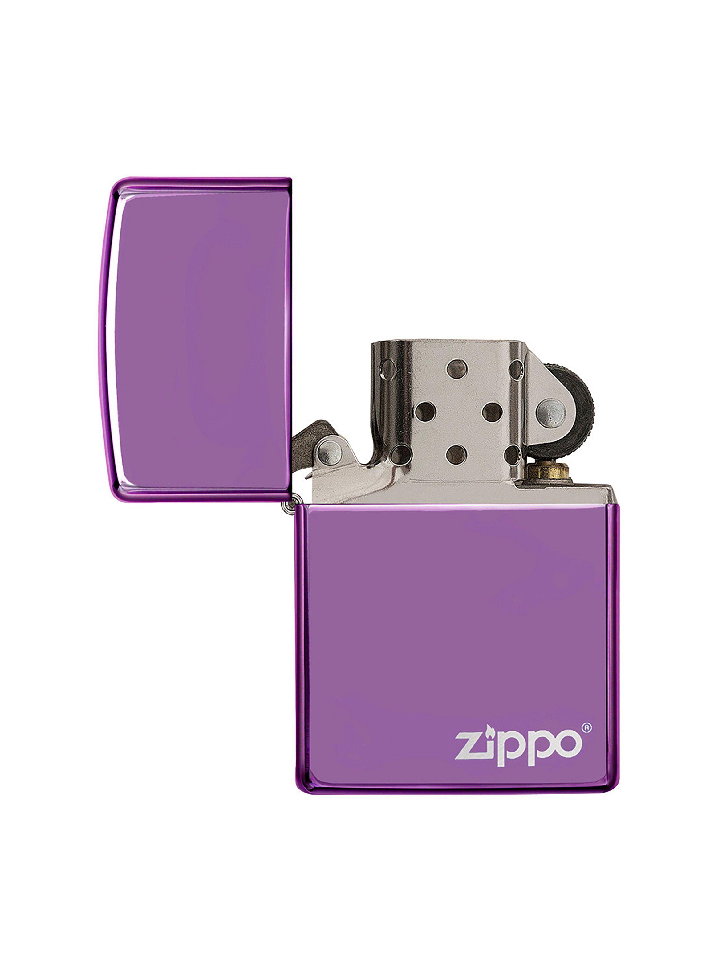 Encendedor Zippo Lighter Classic High Polish Purple Morado-3