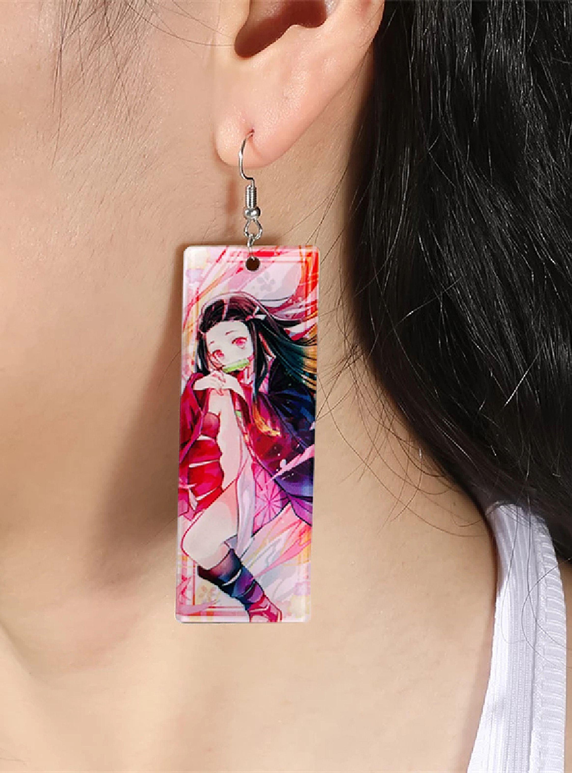Aros Colgantes Anime Kimetsu No Yaiba Nezuko-2